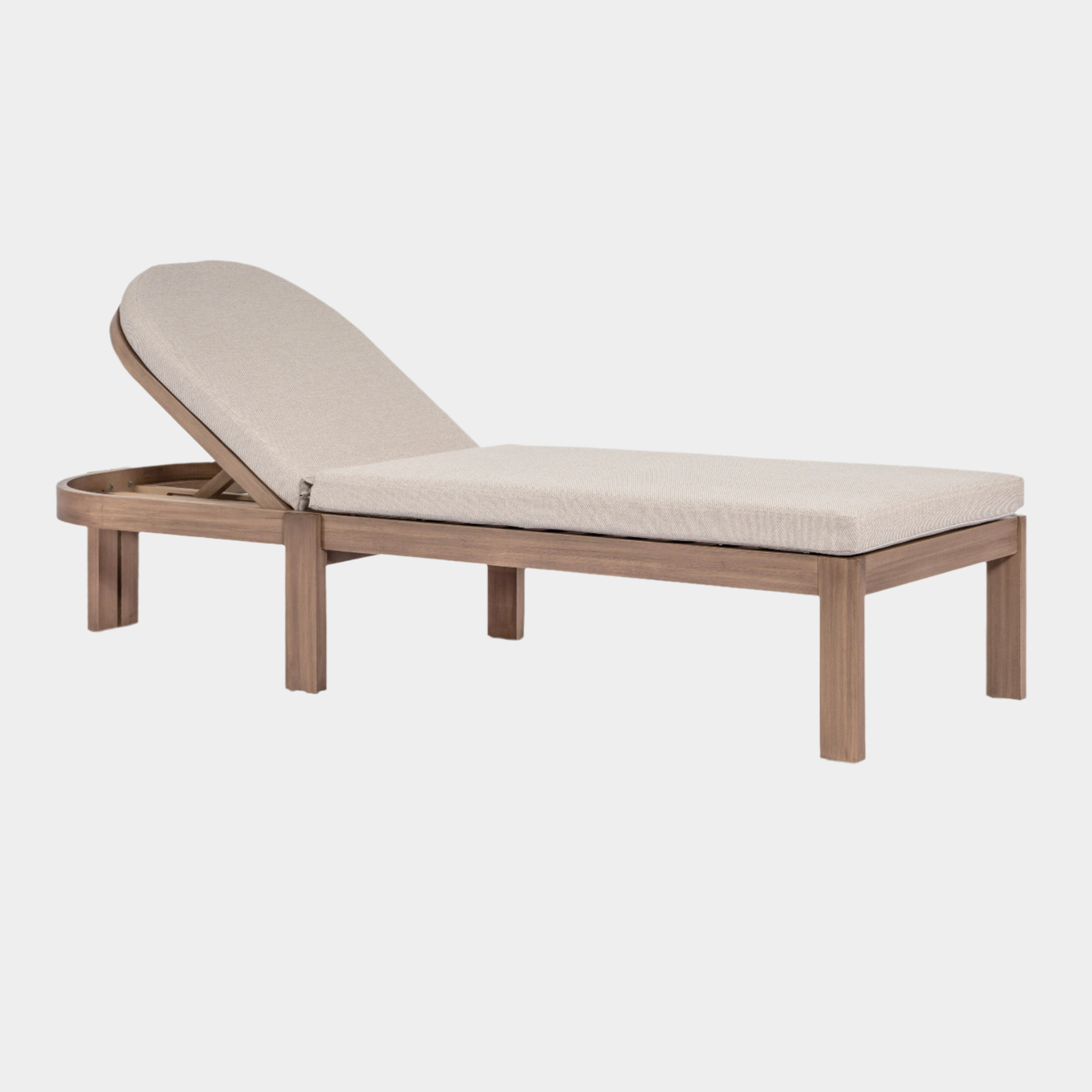 Newport Water Resistant Fabric Upholstered Outdoor Patio Lounge Chair