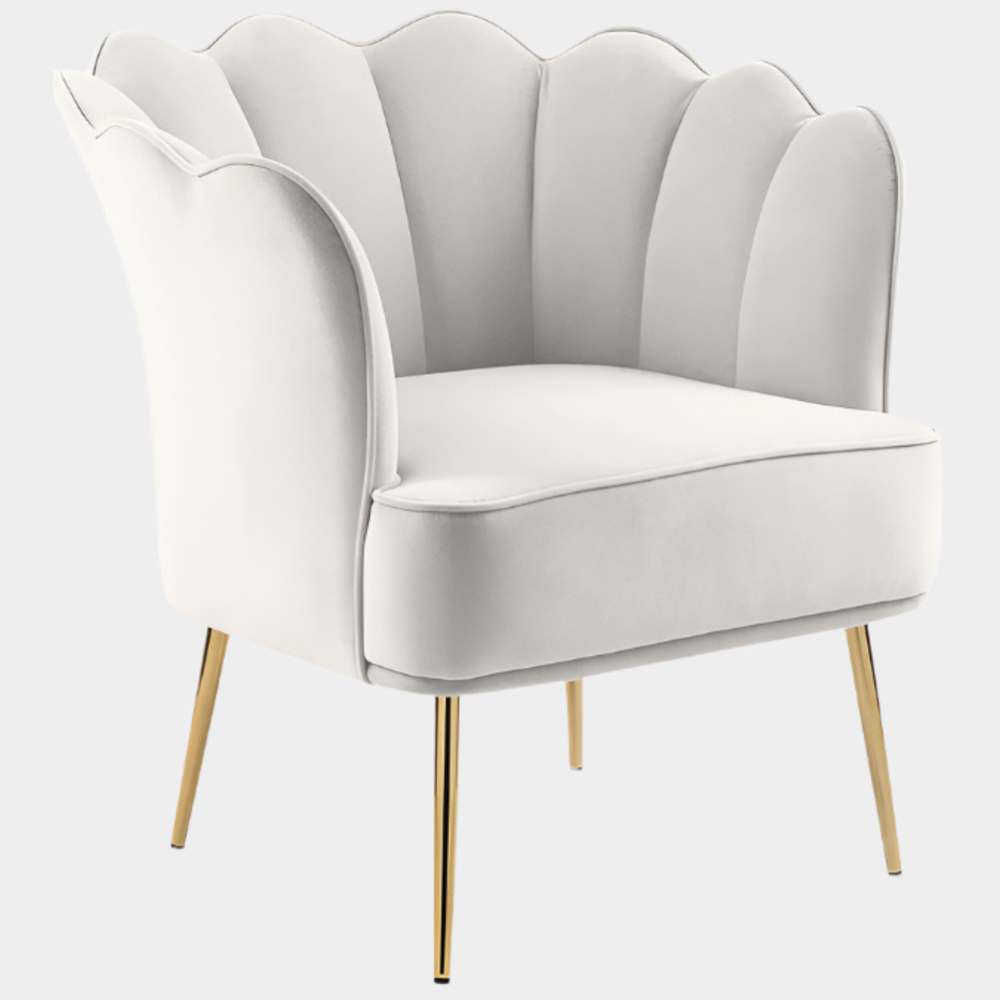 Jester Velvet Upholstered Accent Chair