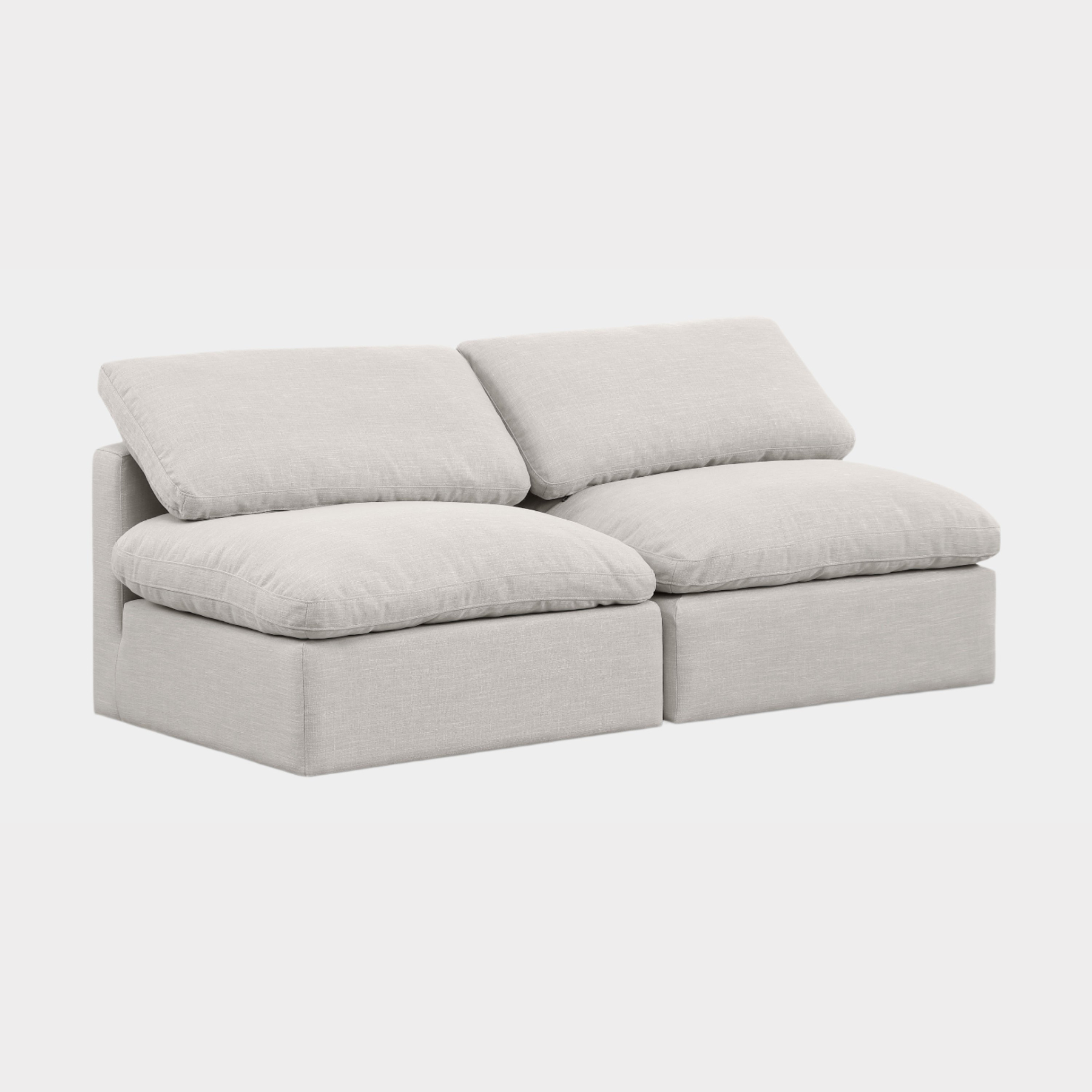 Indulge Linen Textured Fabric Sofa