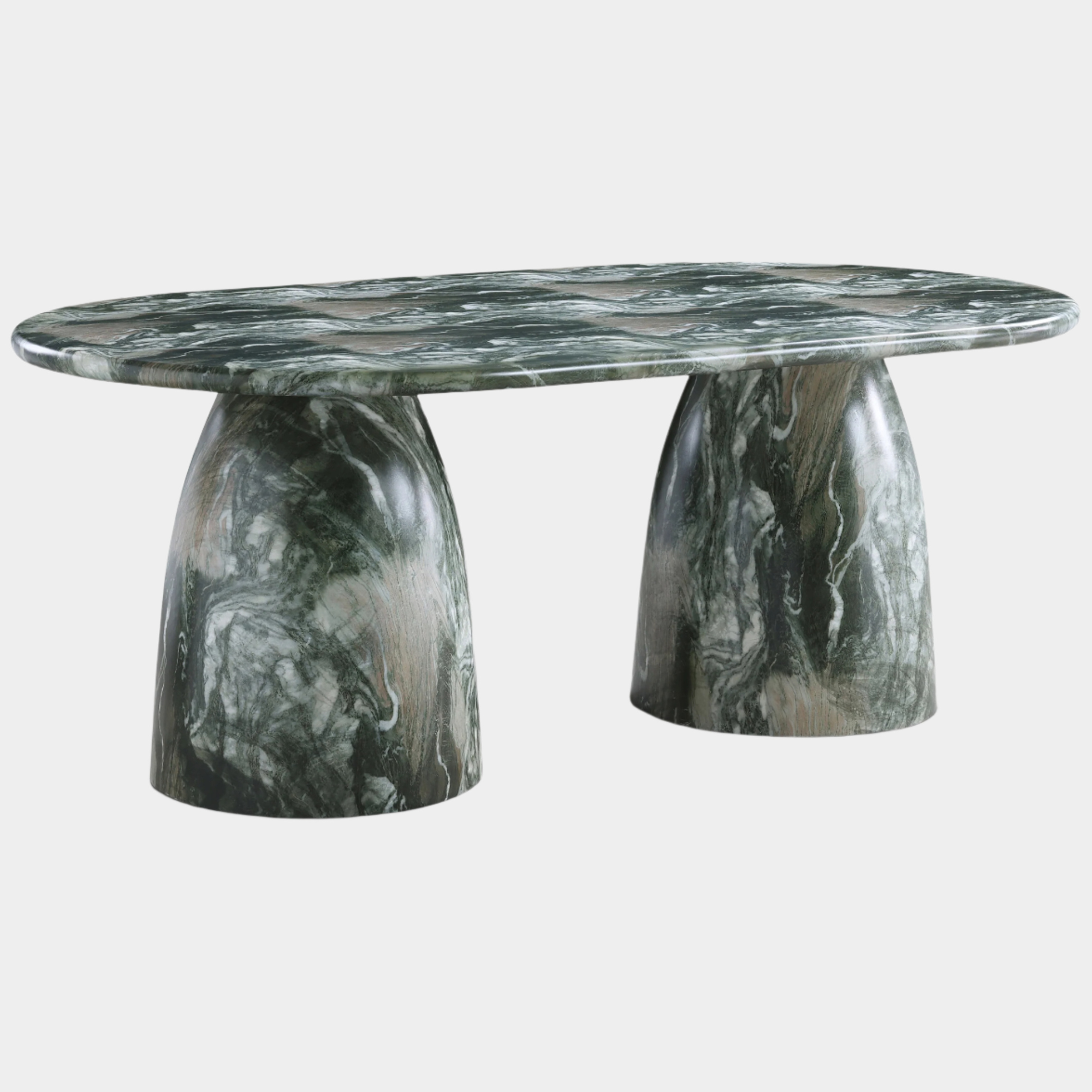 Cosenza Marble Finish Indoor / Outdoor Concrete Dining Table