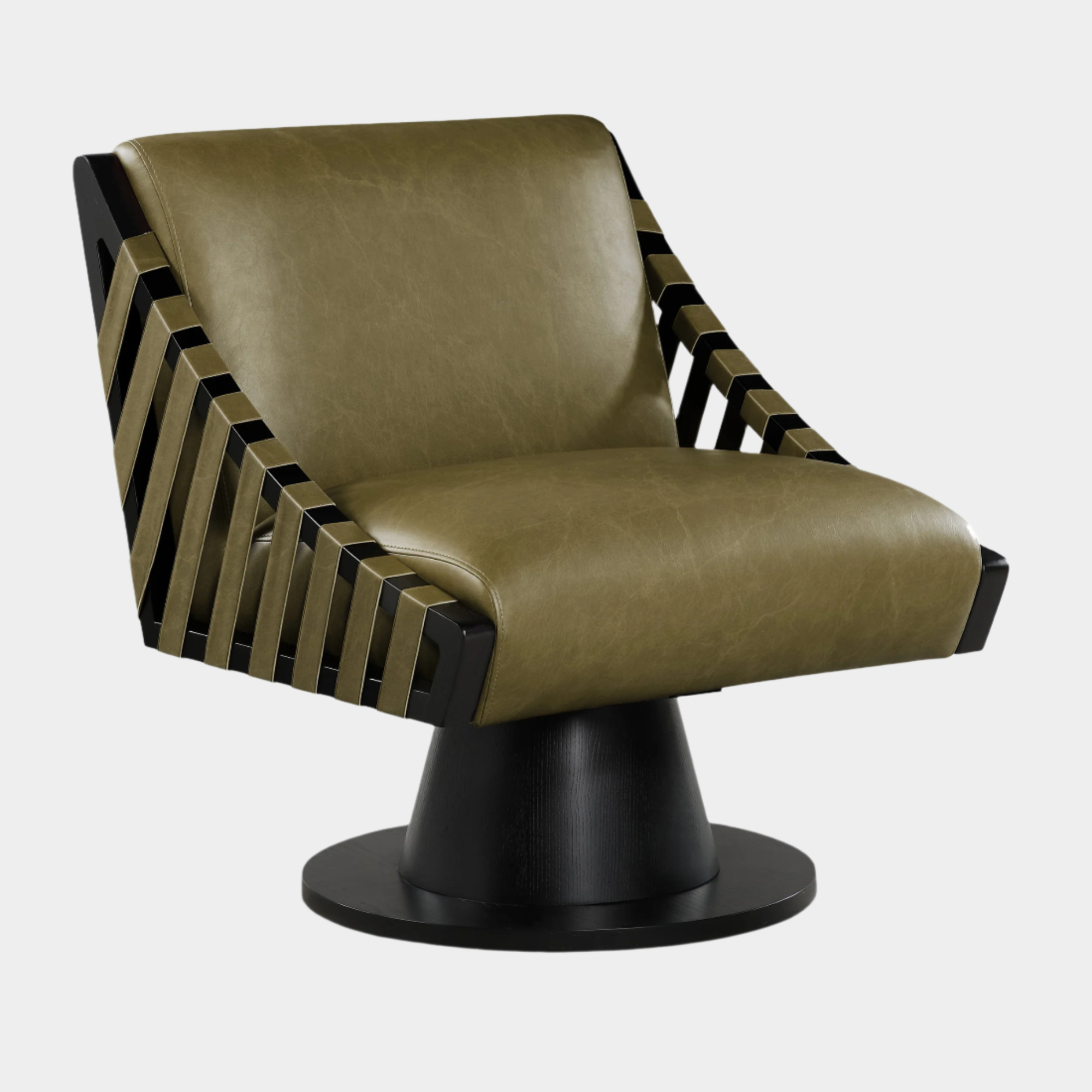 Fauteuil d'appoint rembourré en chenille Vivi 