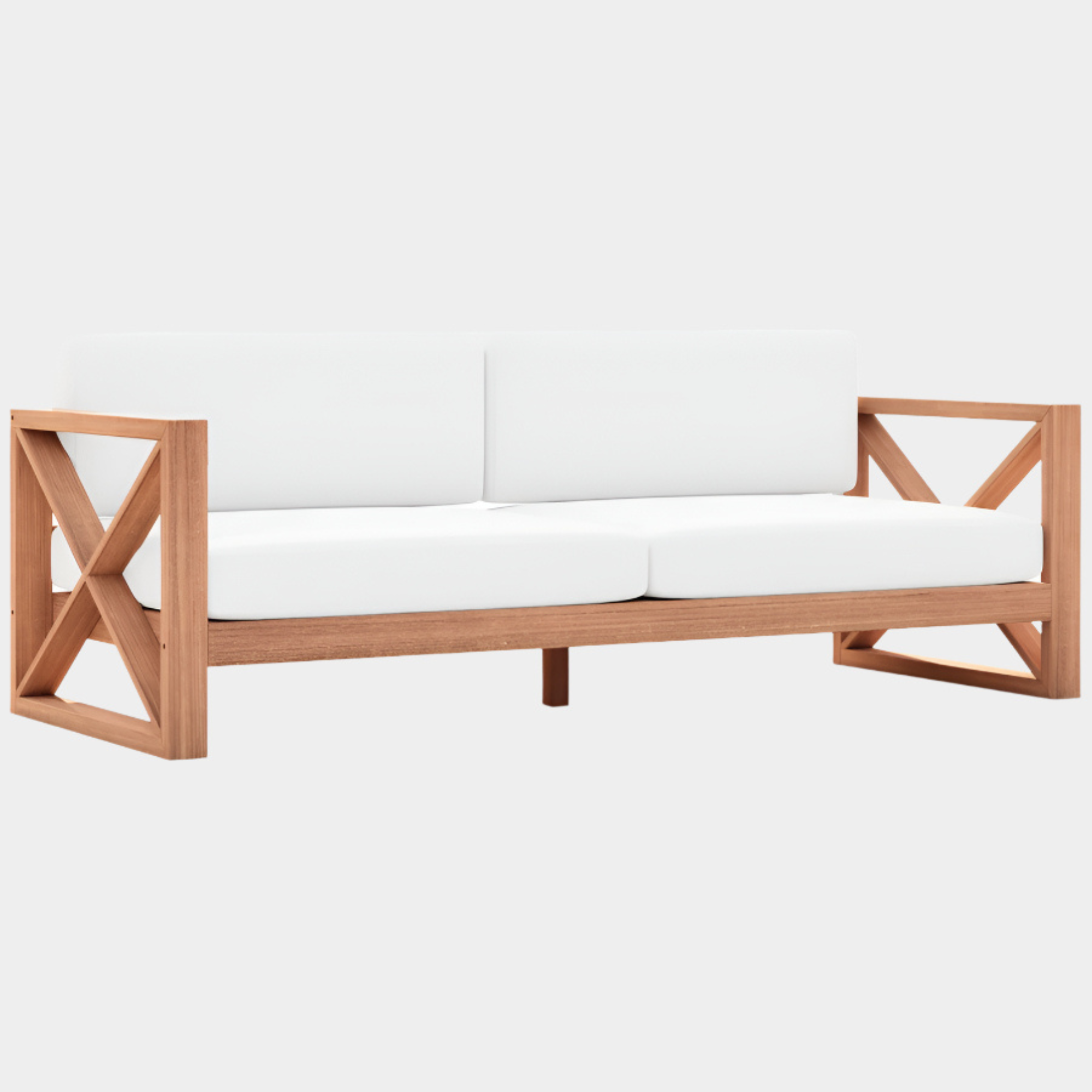 Chaise longue en tissu Orian Teddy
