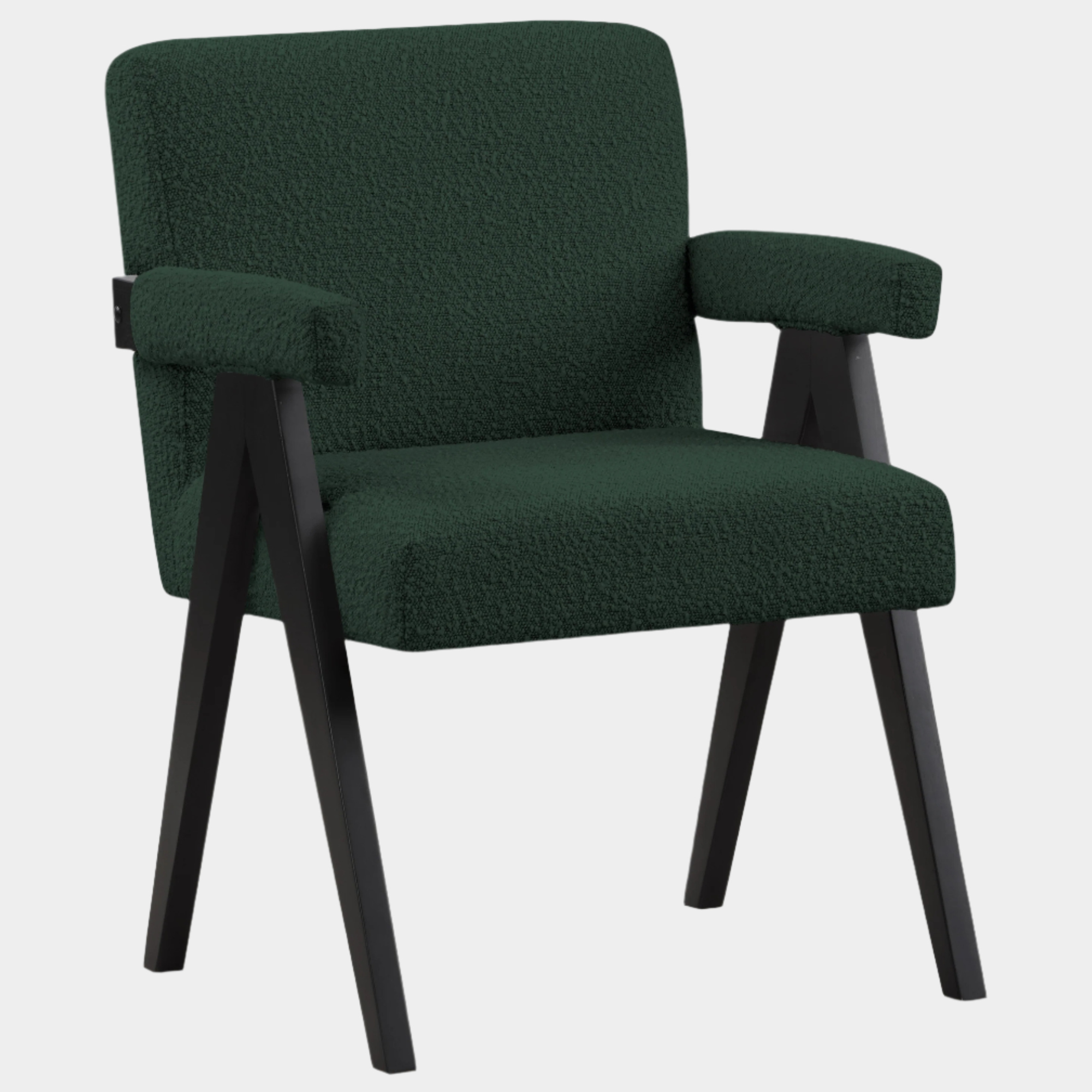 Fauteuil d'appoint rembourré en chenille Vivi 