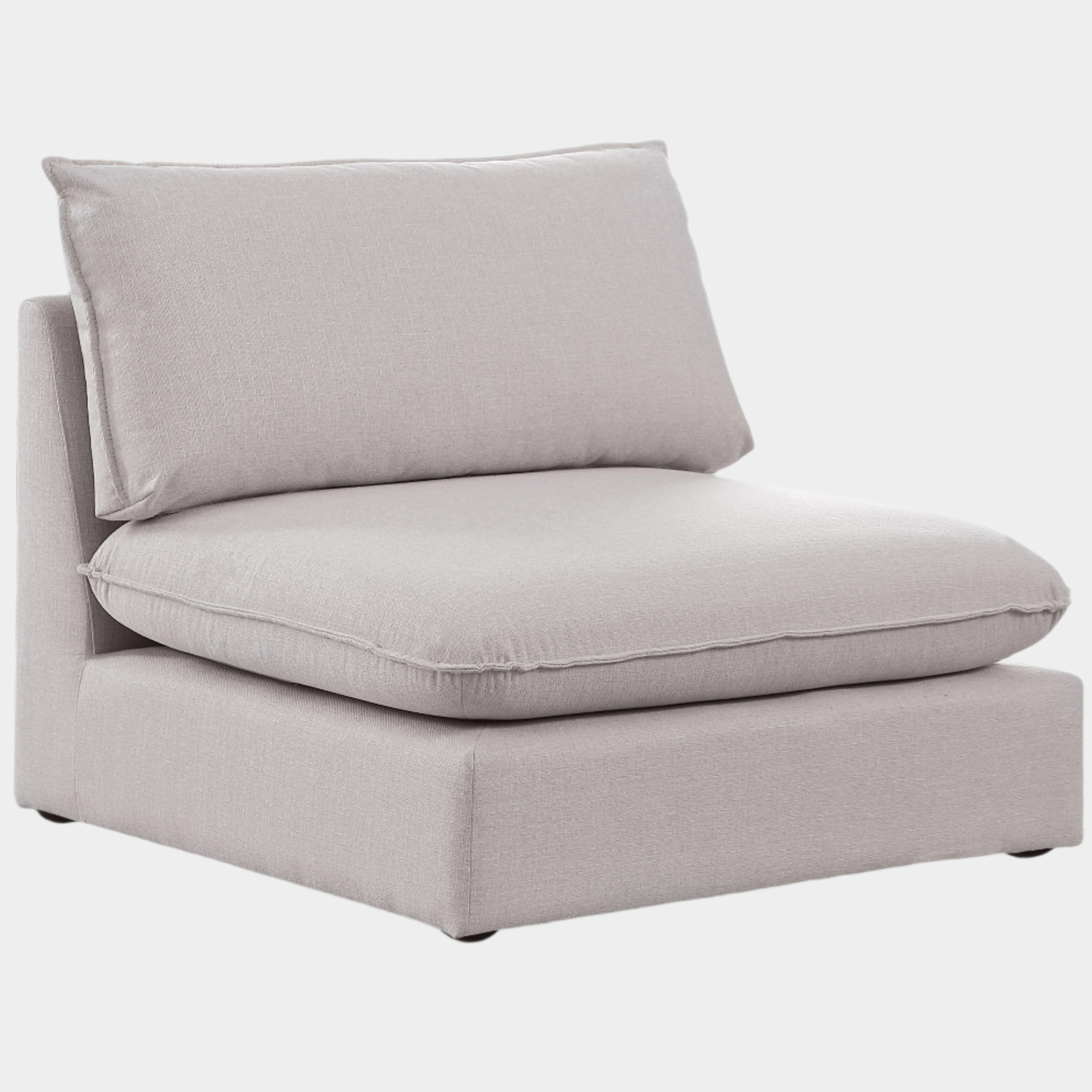 Fauteuil d'appoint rembourré en chenille Vivi 