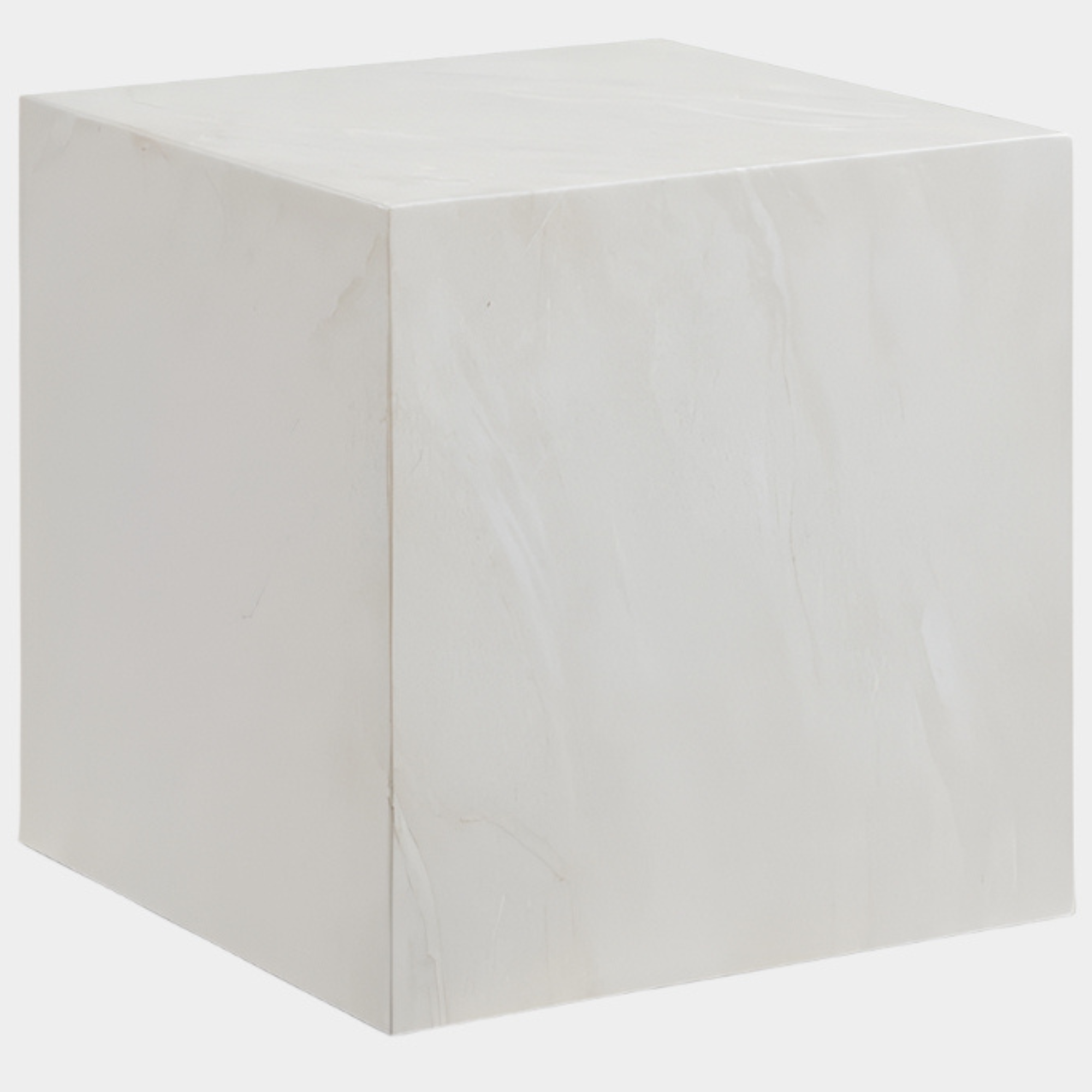 Piazza Marble Finish Indoor / Outdoor Concrete End Table
