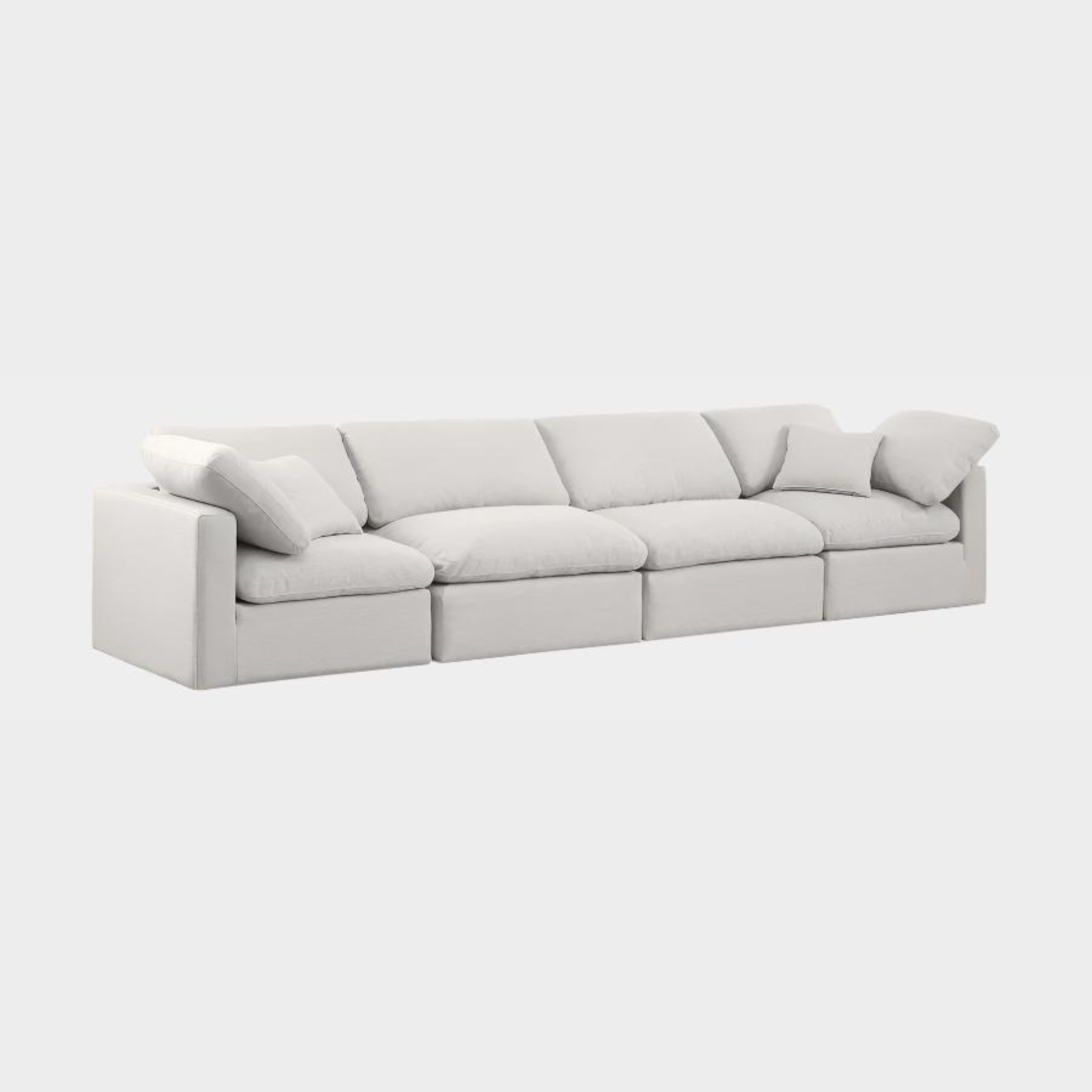 Indulge Linen Textured Fabric Sofa