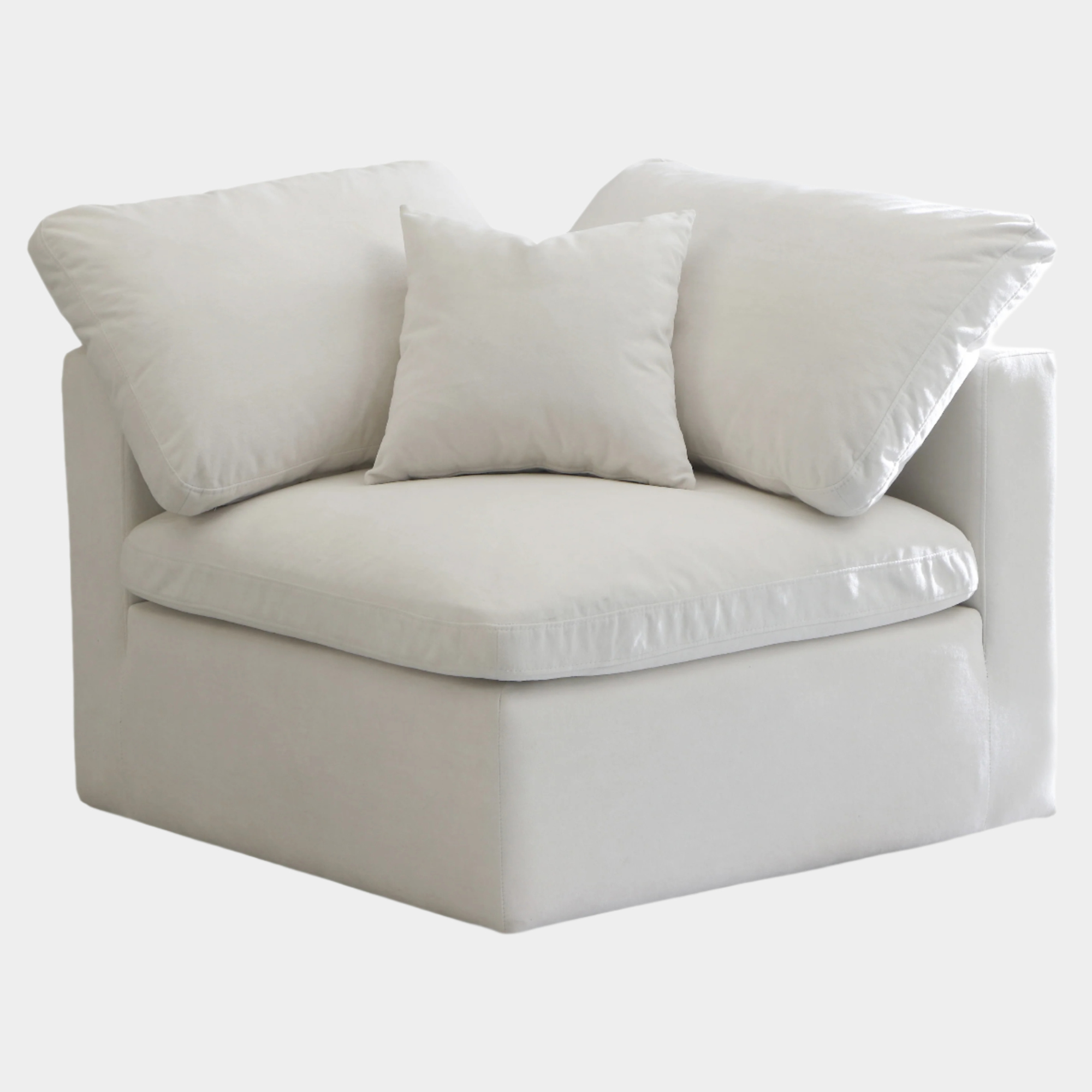 Fauteuil d'appoint rembourré en chenille Vivi 