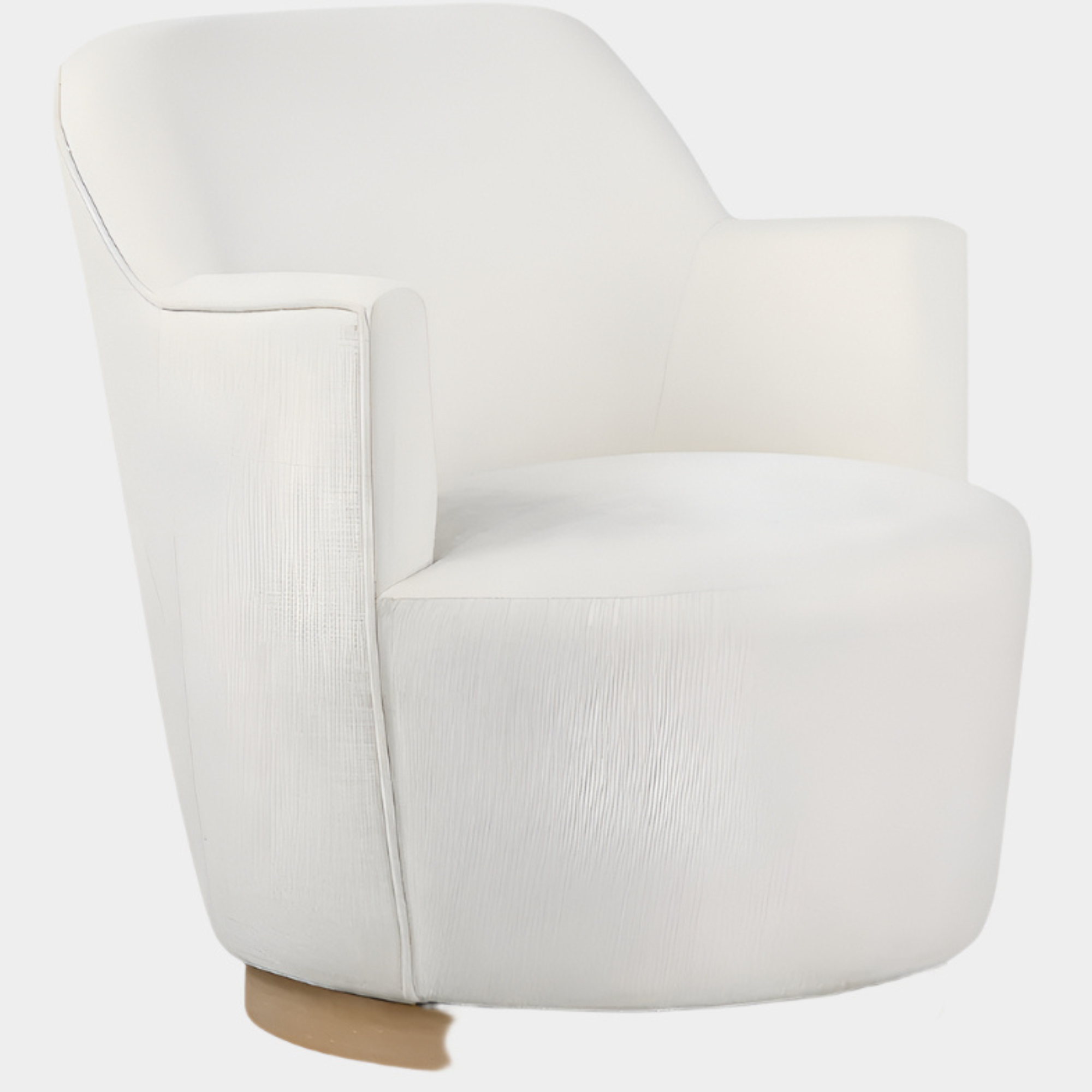 Fauteuil d'appoint rembourré en chenille Vivi 