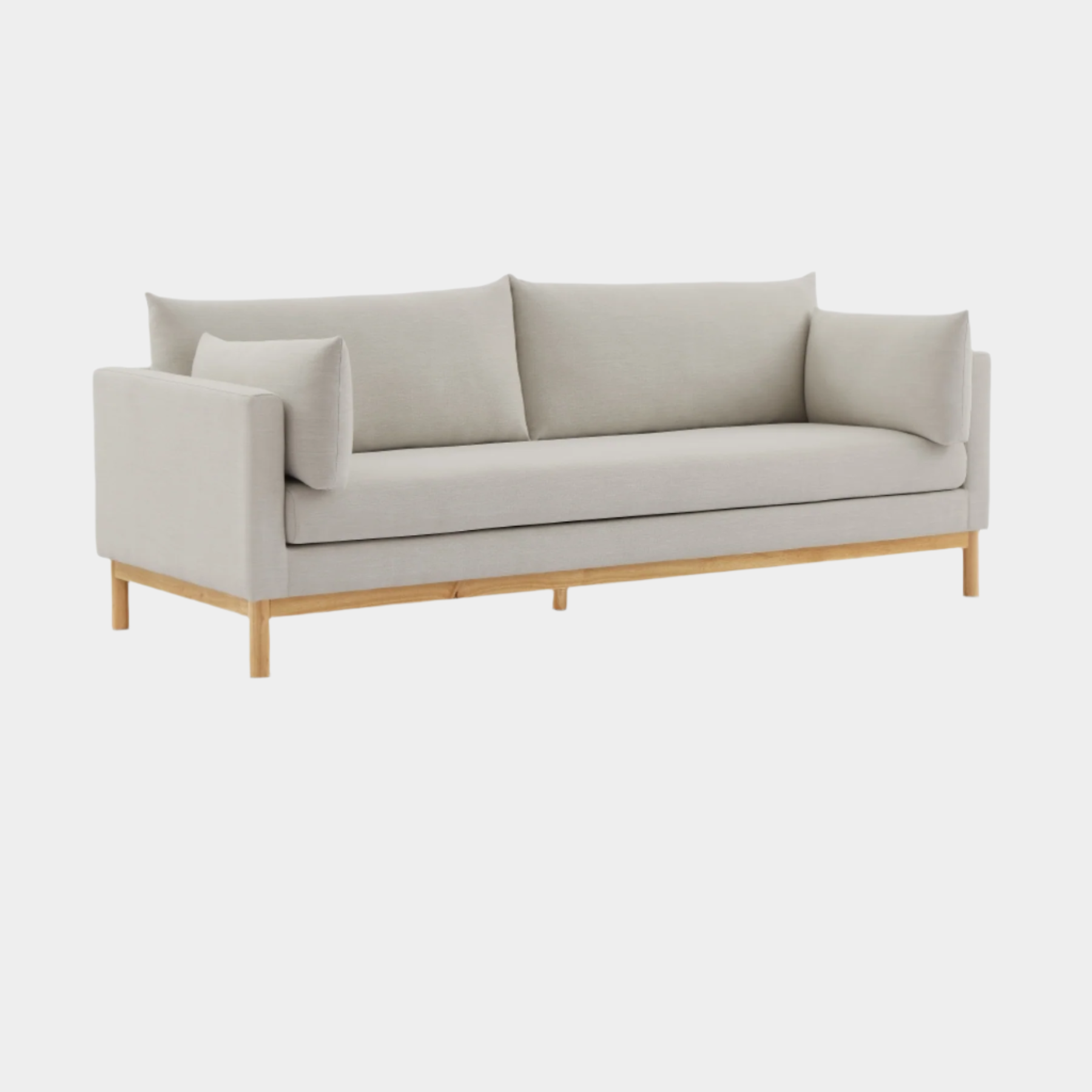 Langham Linen Textured Fabric Sofa