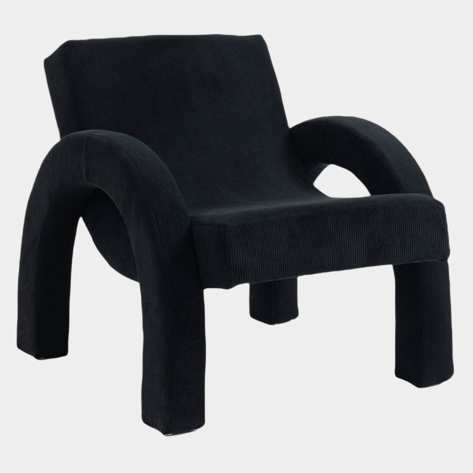 Fauteuil d'appoint rembourré en chenille Vivi 