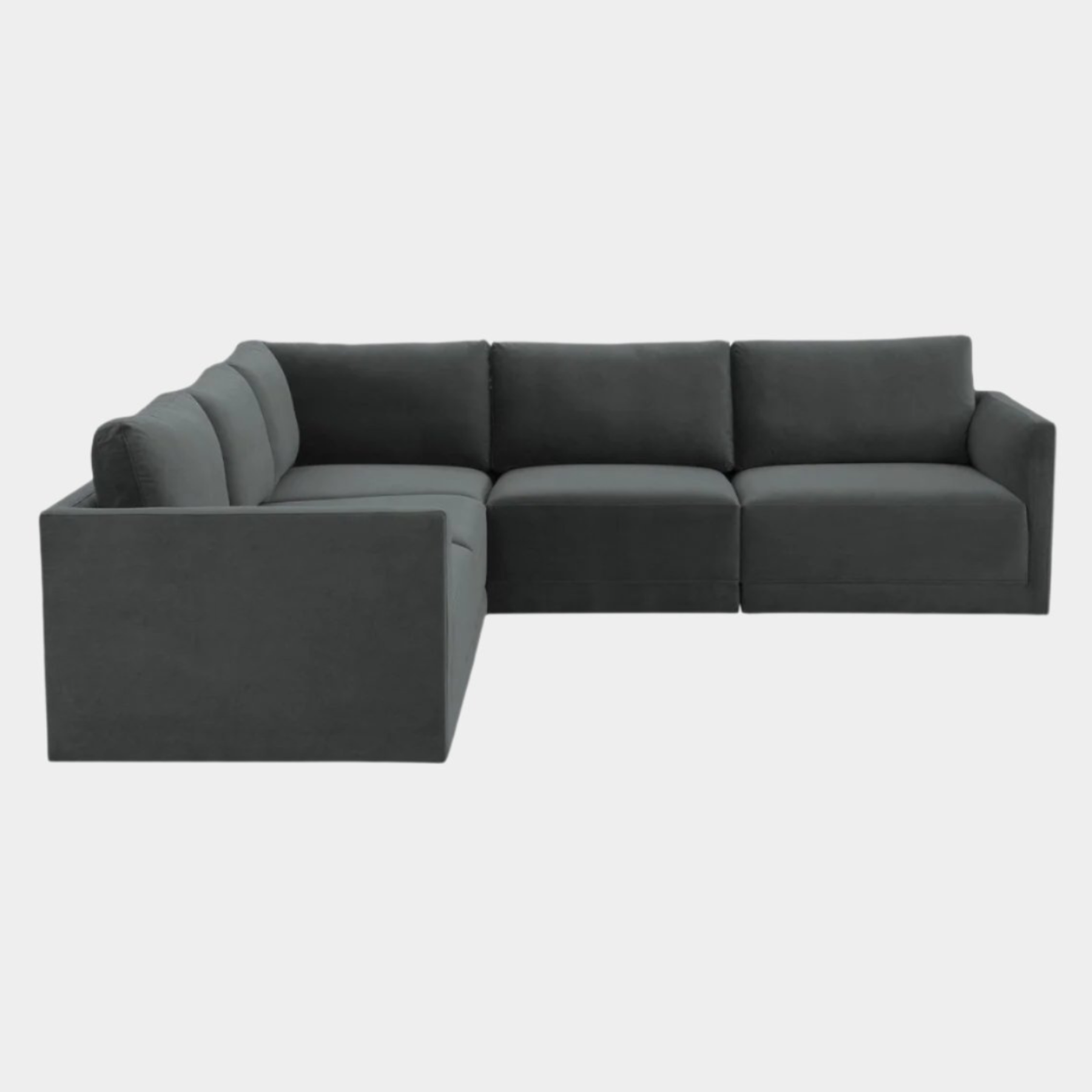 Willow Charcoal Modular L Sectional