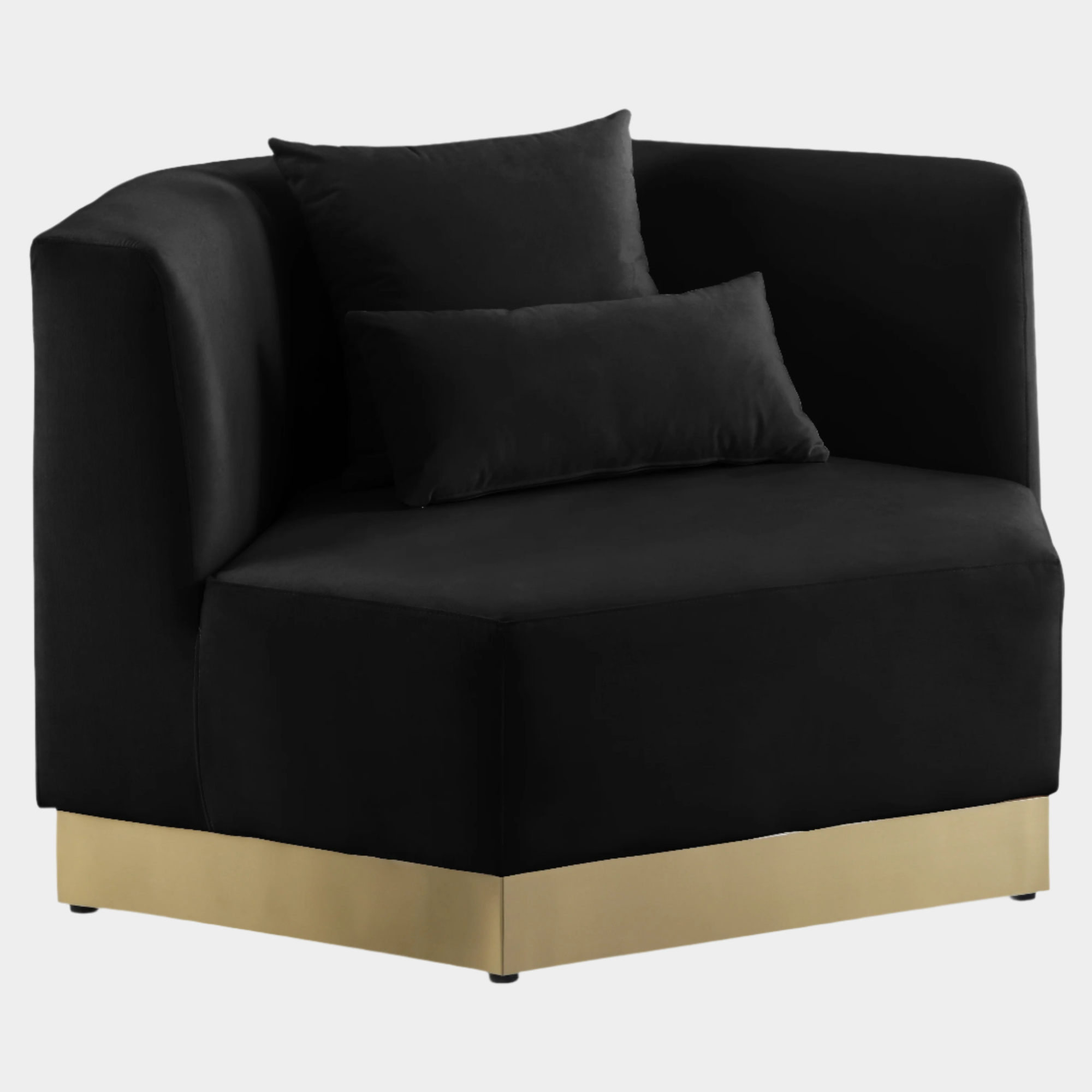 Fauteuil d'appoint rembourré en chenille Vivi 