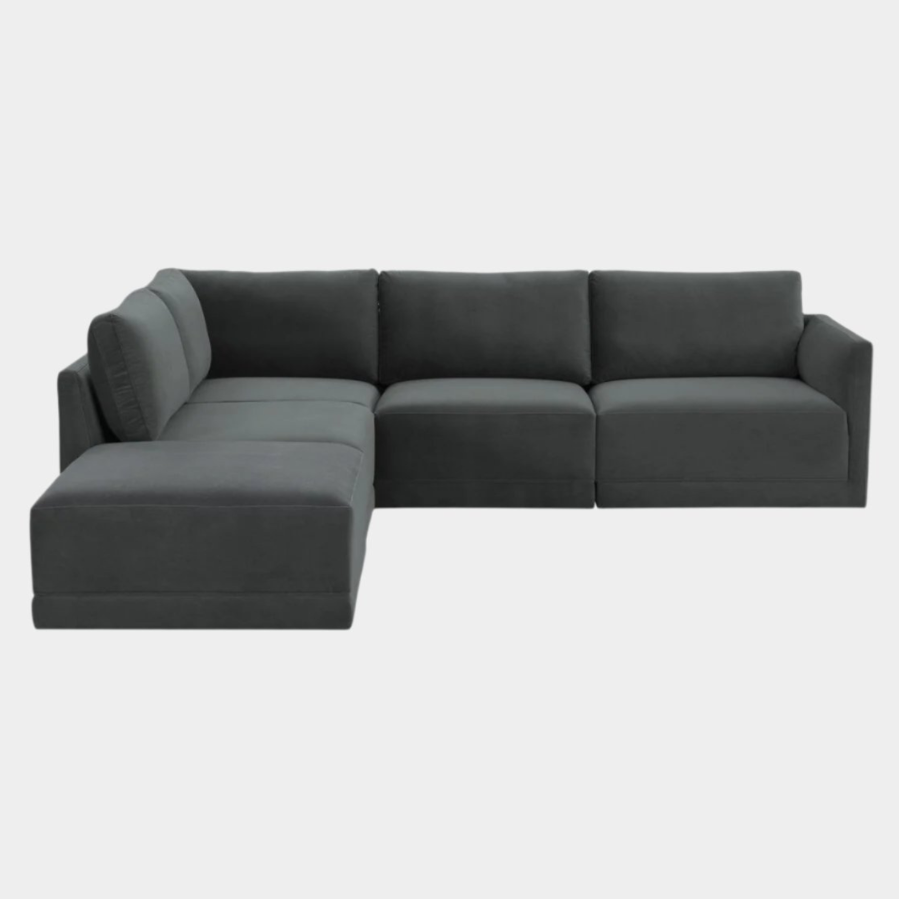 Willow Charcoal Modular LAF Sectional