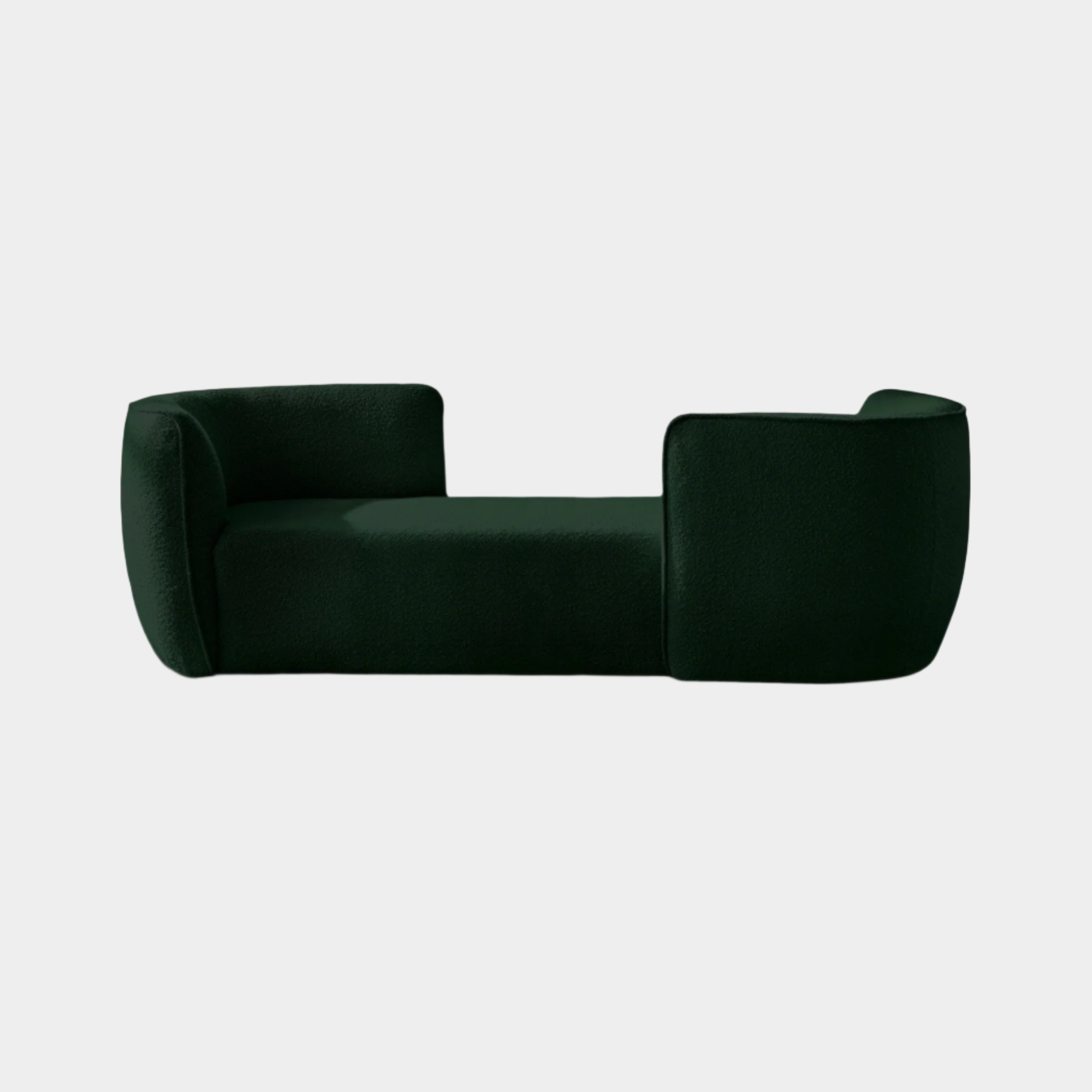 Hilton Boucle Fabric Chaise Lounge