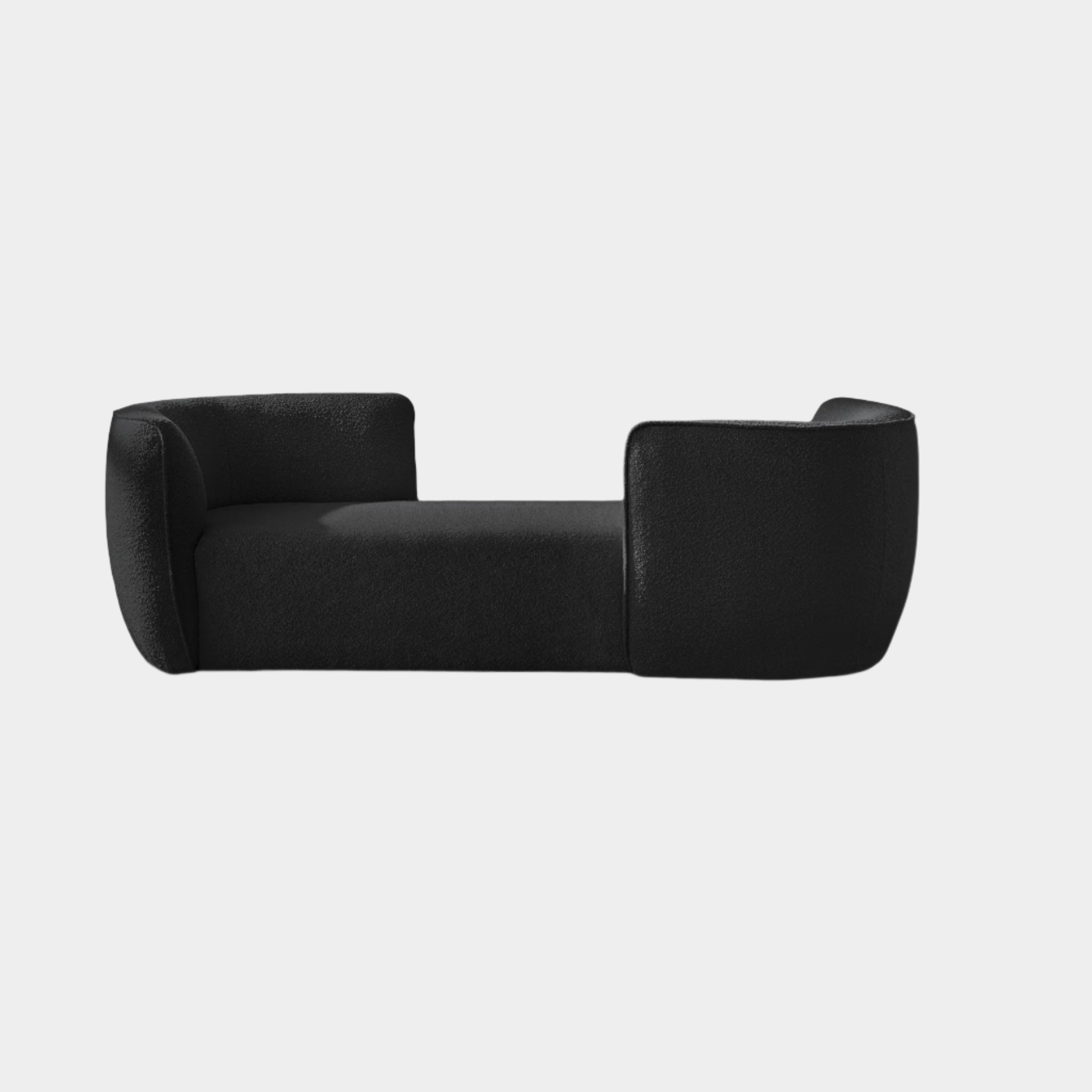 Hilton Boucle Fabric Chaise Lounge