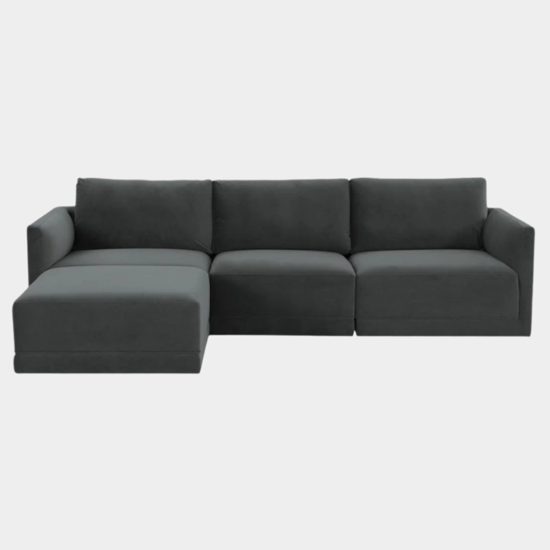 Willow Charcoal Modular Sectional