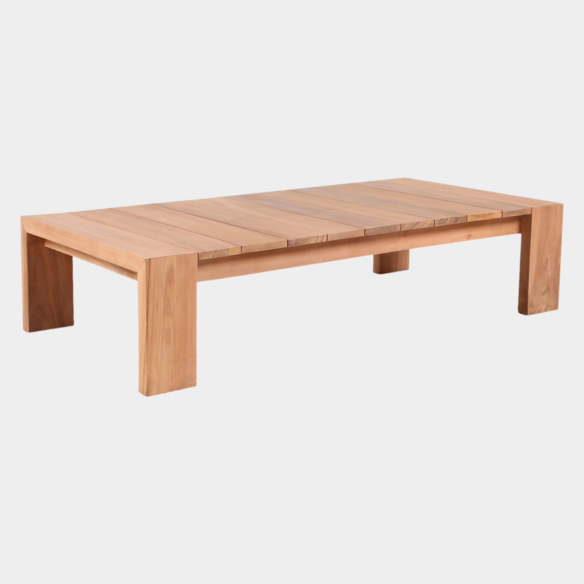Table basse d'extérieur en teck d'Anguilla