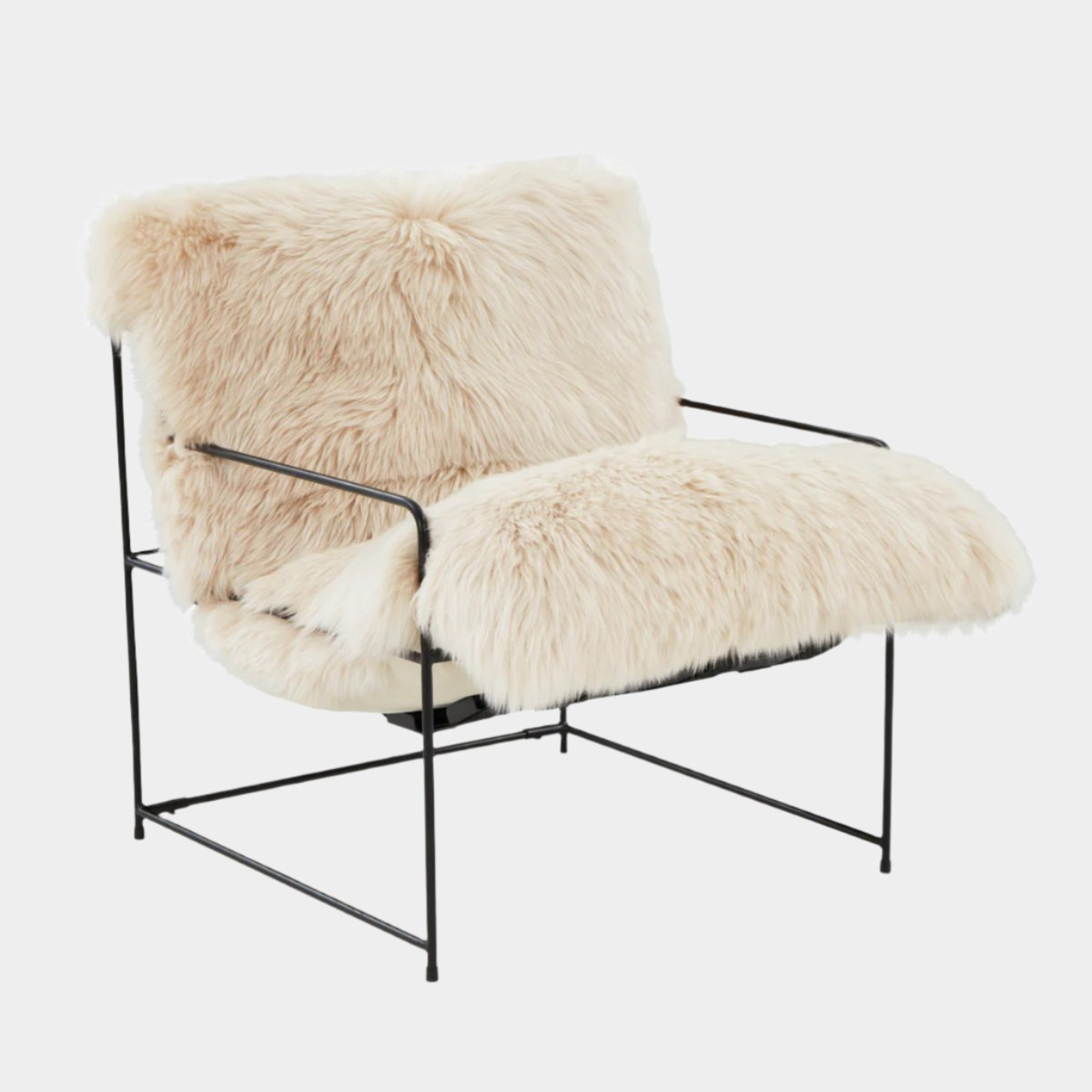 Kimi Genuine Sheepskin Chair