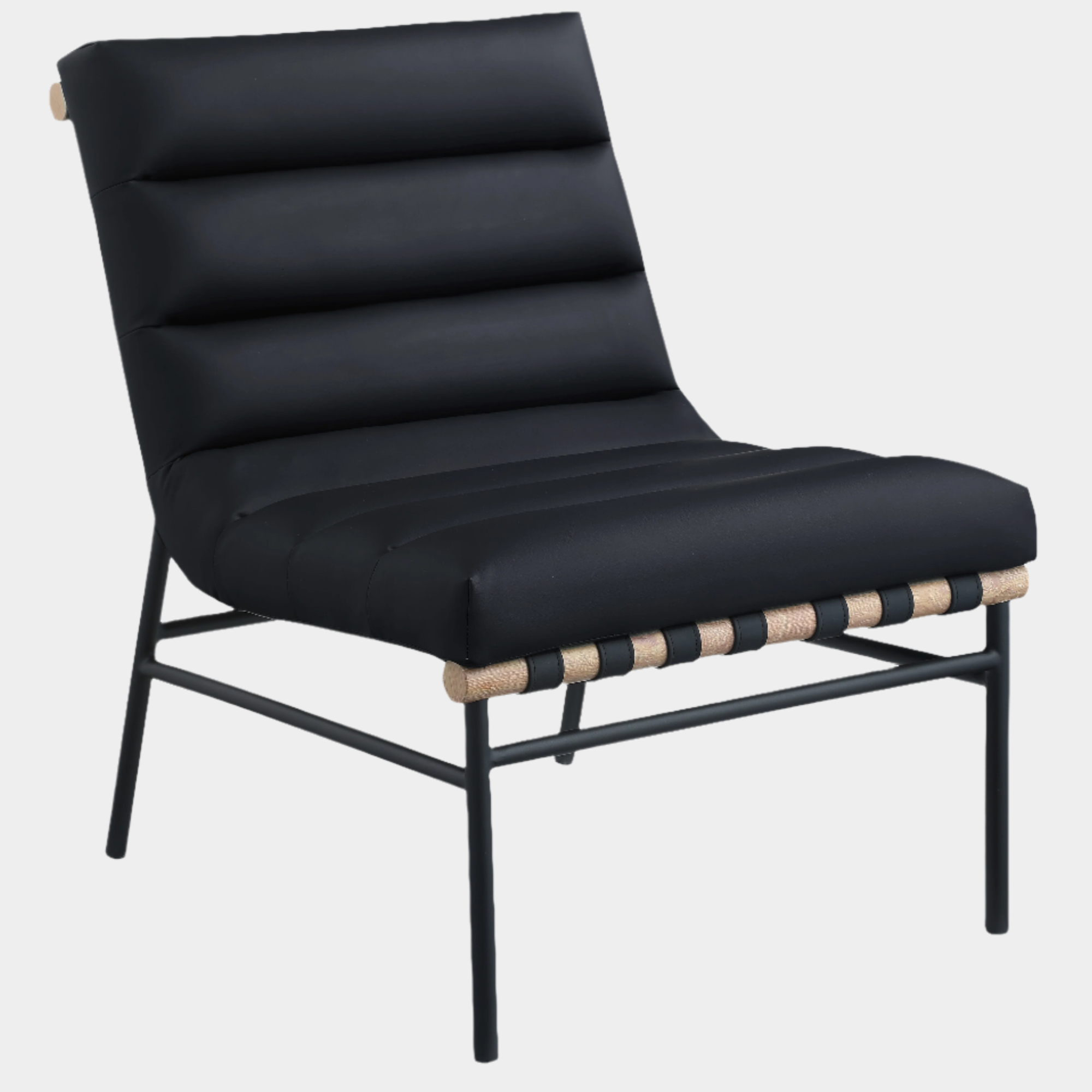 Fauteuil d'appoint rembourré en chenille Vivi 