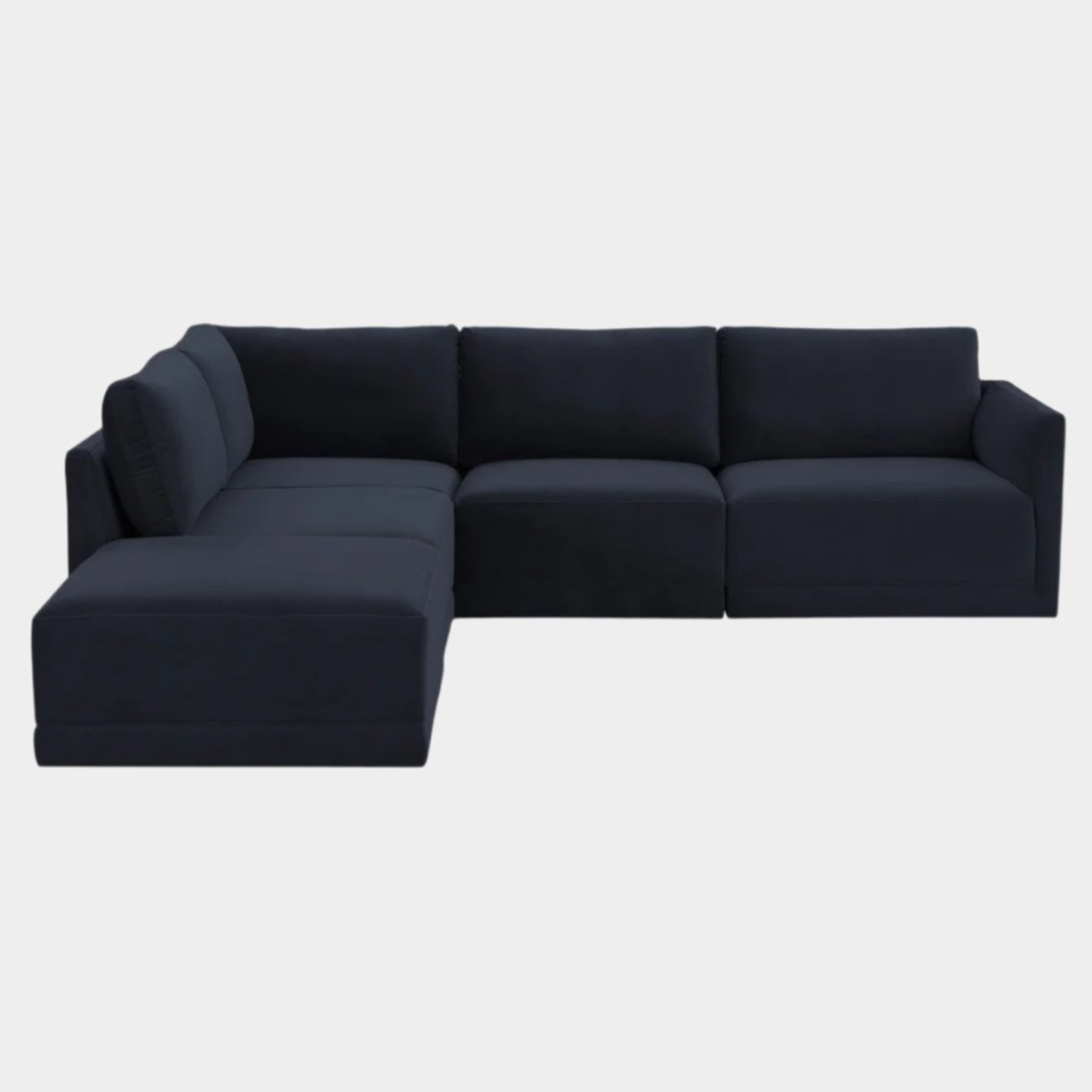 Willow Navy Modular LAF Sectional