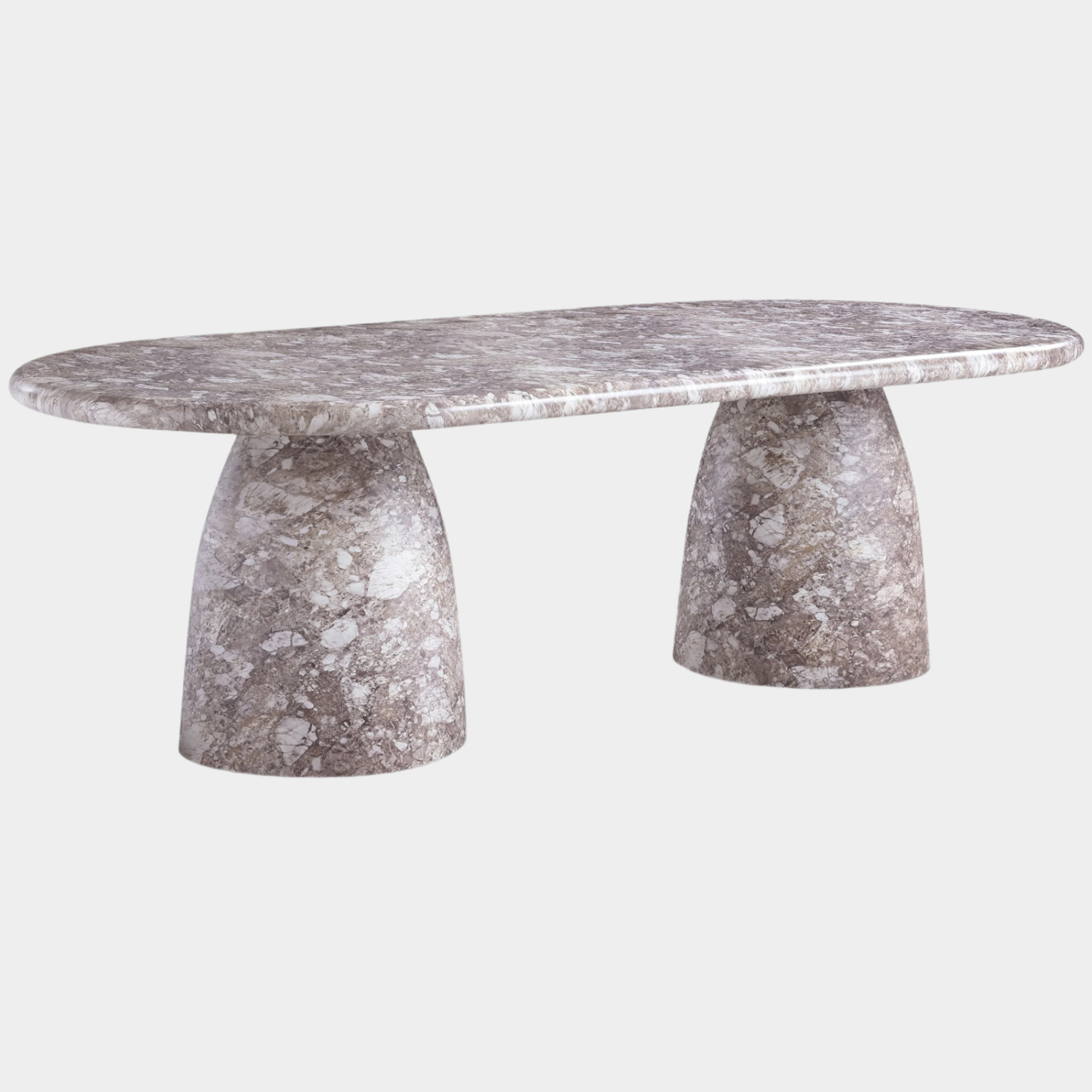 Cosenza Marble Finish Indoor / Outdoor Concrete Dining Table