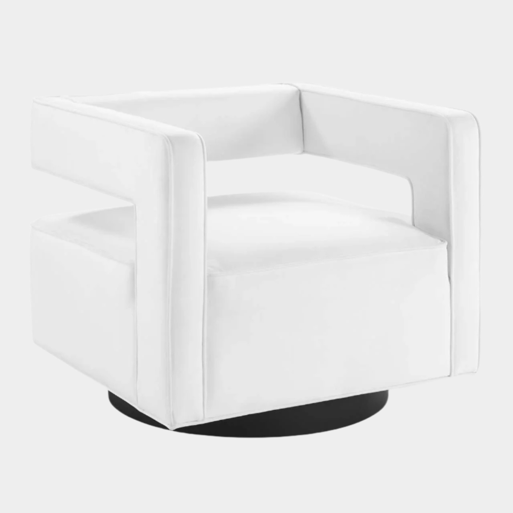 Booth Performance Velvet Performance Velvet Swivel Armchair