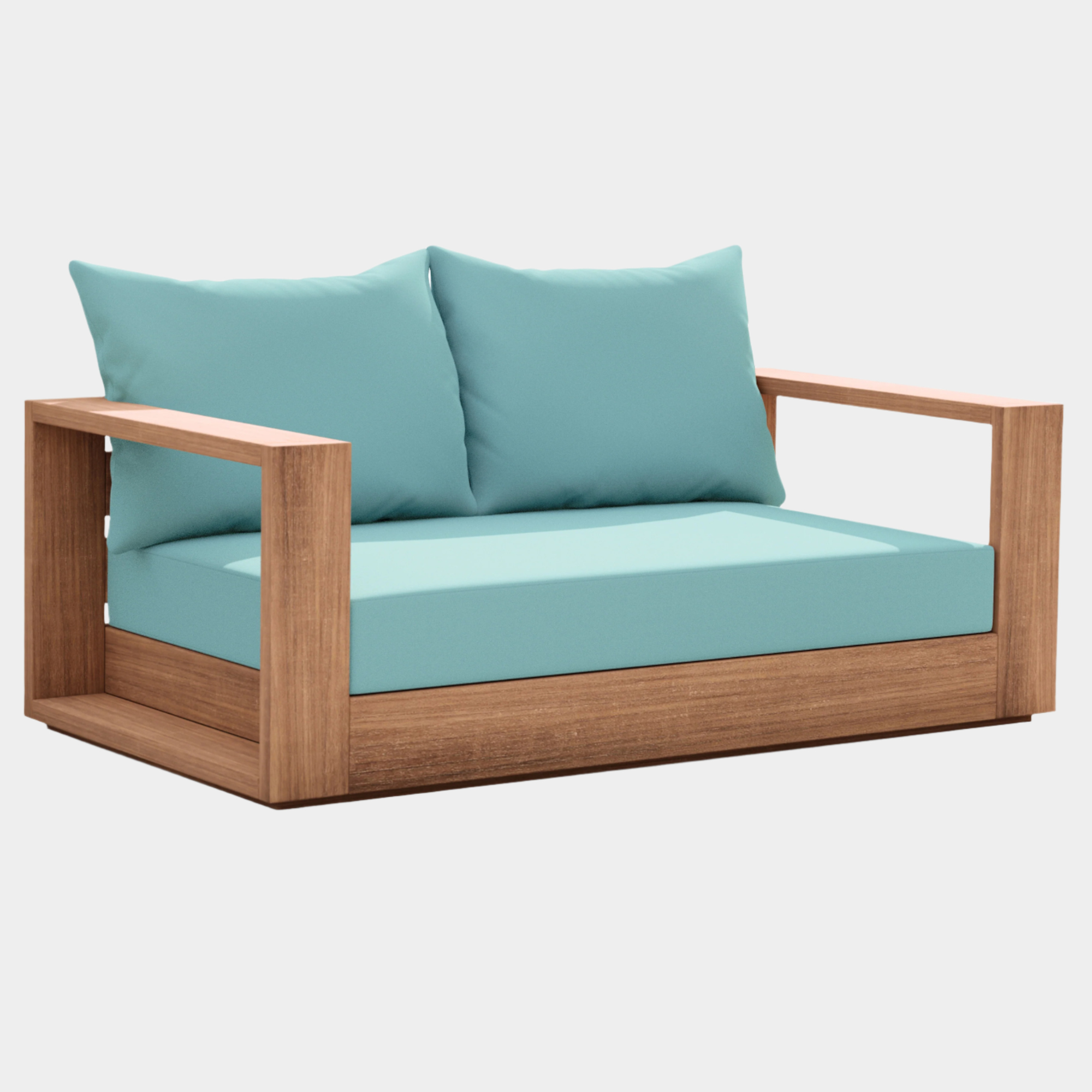 Tulum Water Resistant Fabric Upholstered Outdoor Patio Sofa