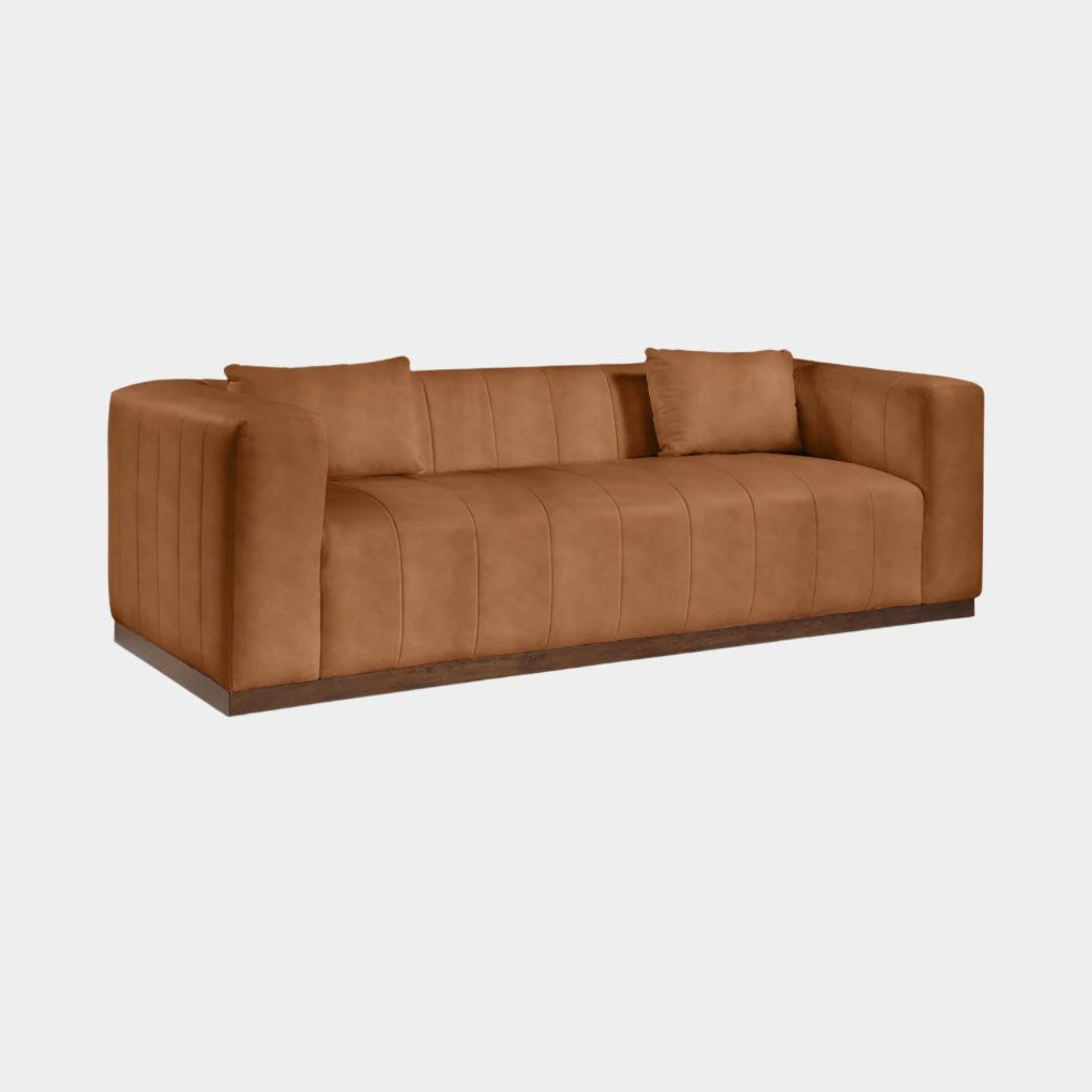 Mallina Vegan Leather Upholstered Sofa