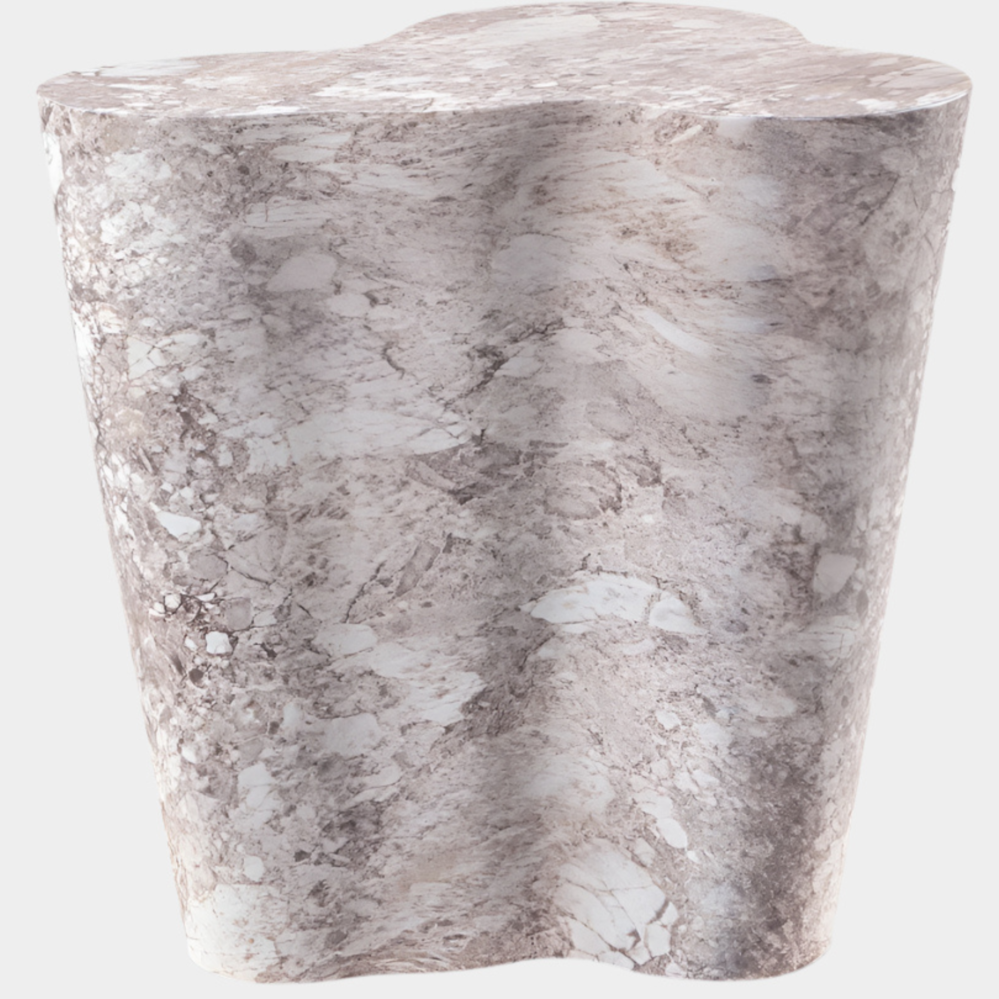 Monza Marble Finish Indoor / Outdoor Concrete End / Side Table