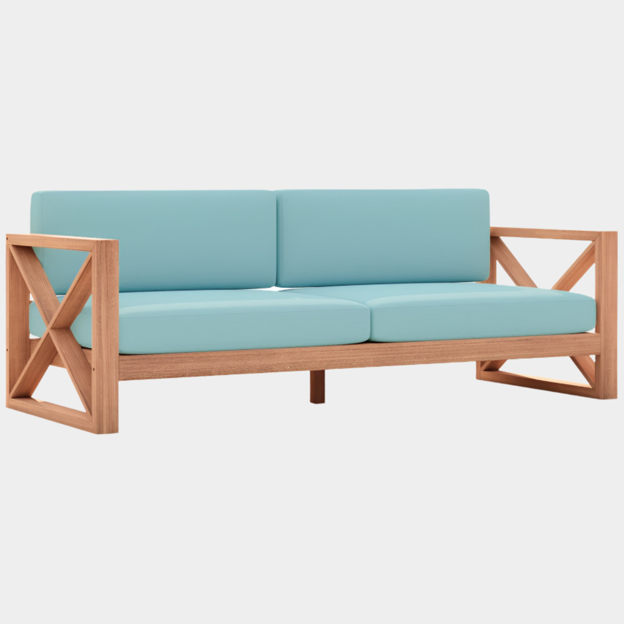 Chaise longue en tissu Orian Teddy