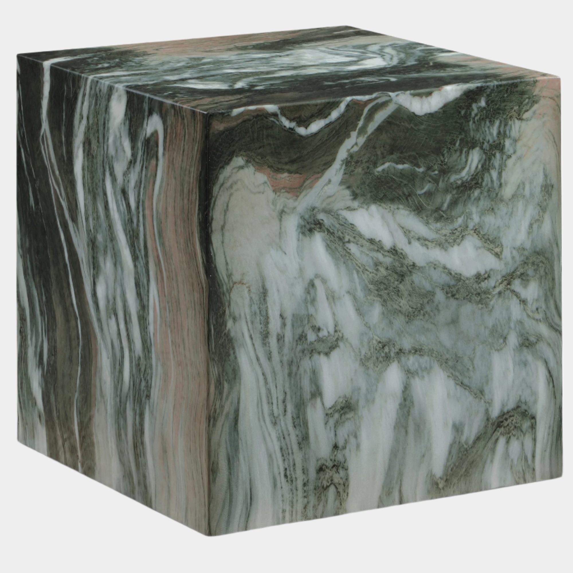 Piazza Marble Finish Indoor / Outdoor Concrete End Table
