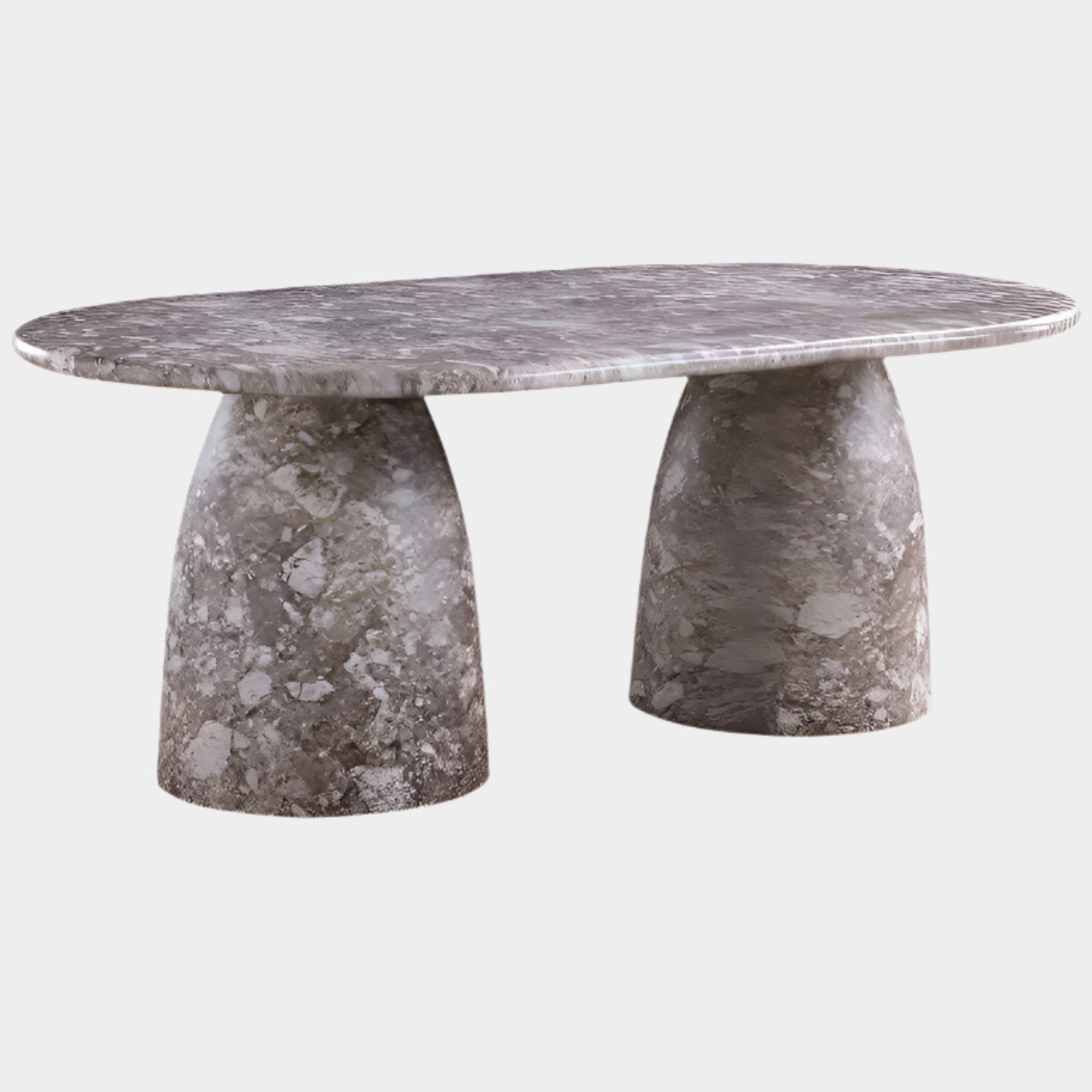 Cosenza Marble Finish Indoor / Outdoor Concrete Dining Table
