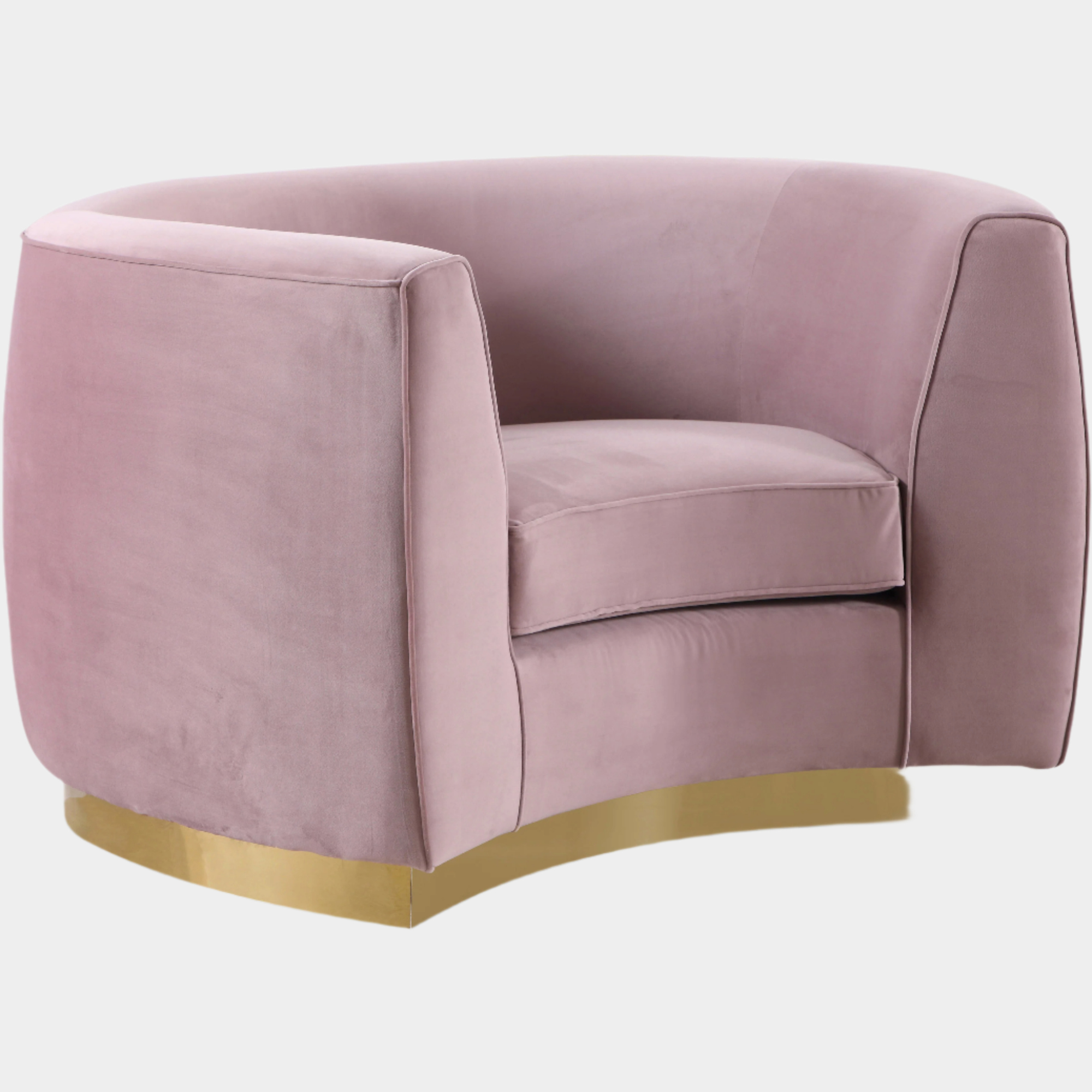 Fauteuil d'appoint rembourré en chenille Vivi 