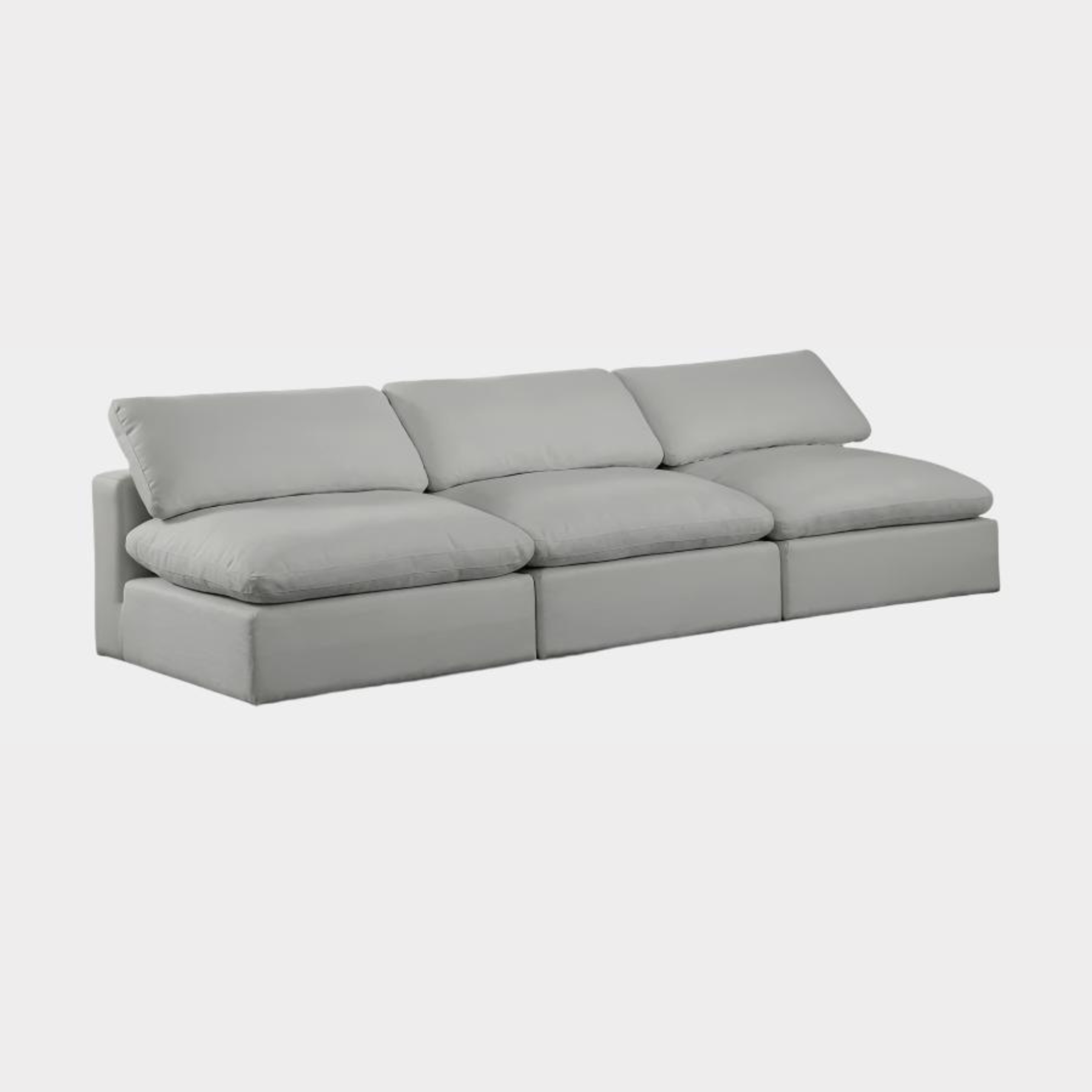 Comfy Linen Textured Fabric Sofa