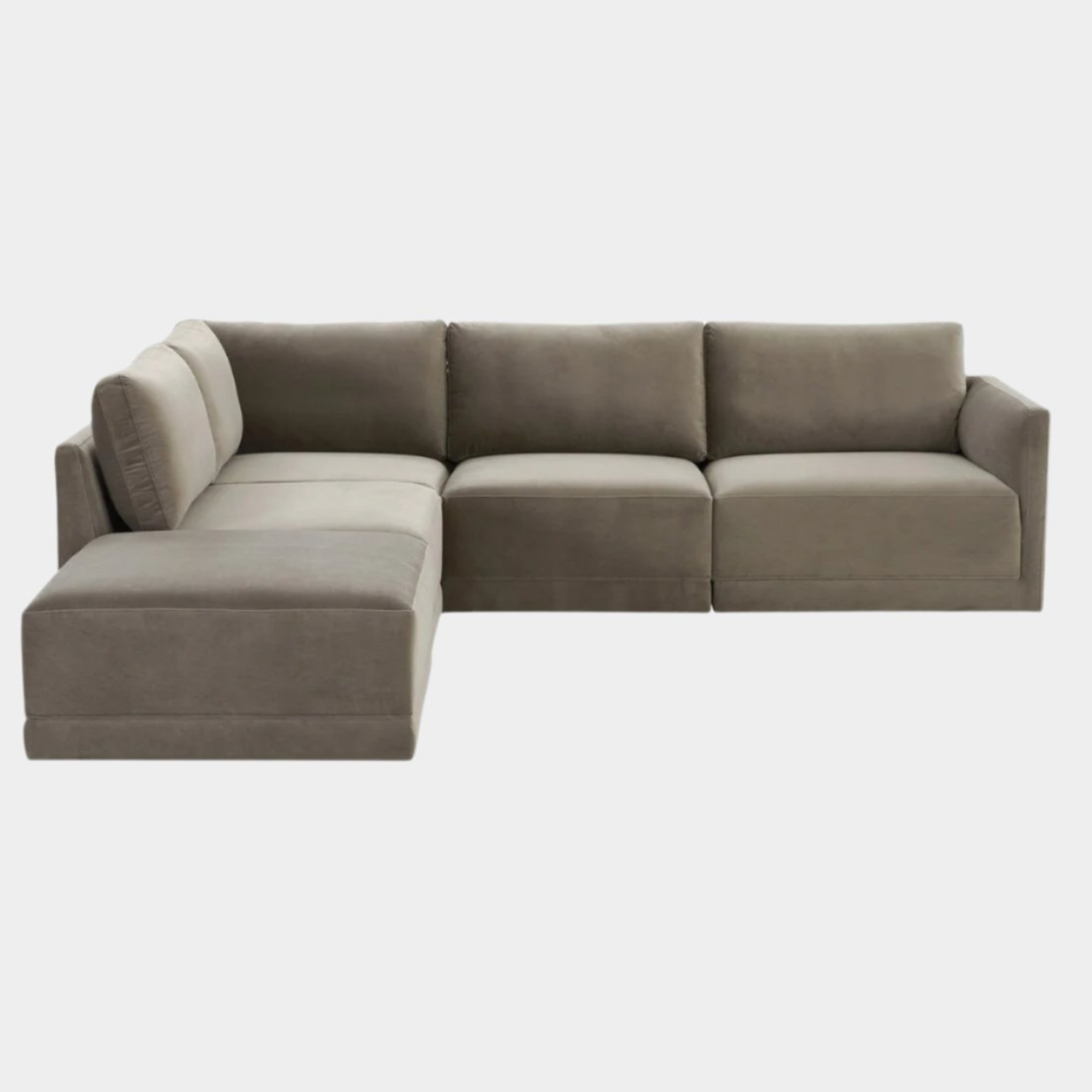 Willow Taupe Modular LAF Sectional