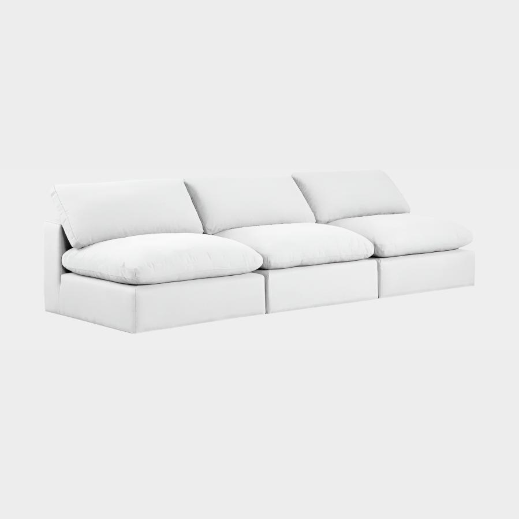 Comfy Linen Textured Fabric Sofa