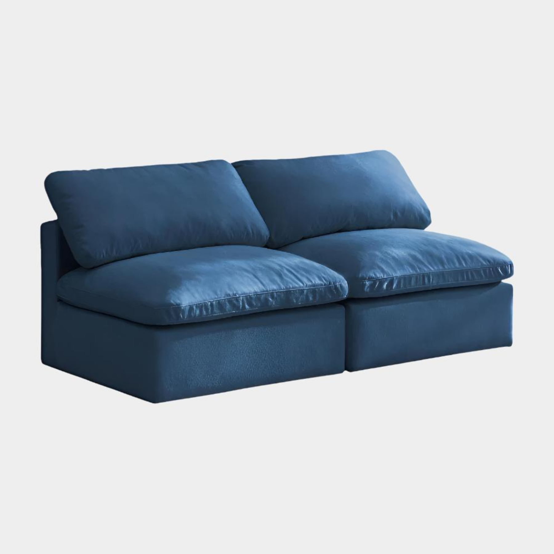 Plush Velvet Standard Comfort Modular Sofa