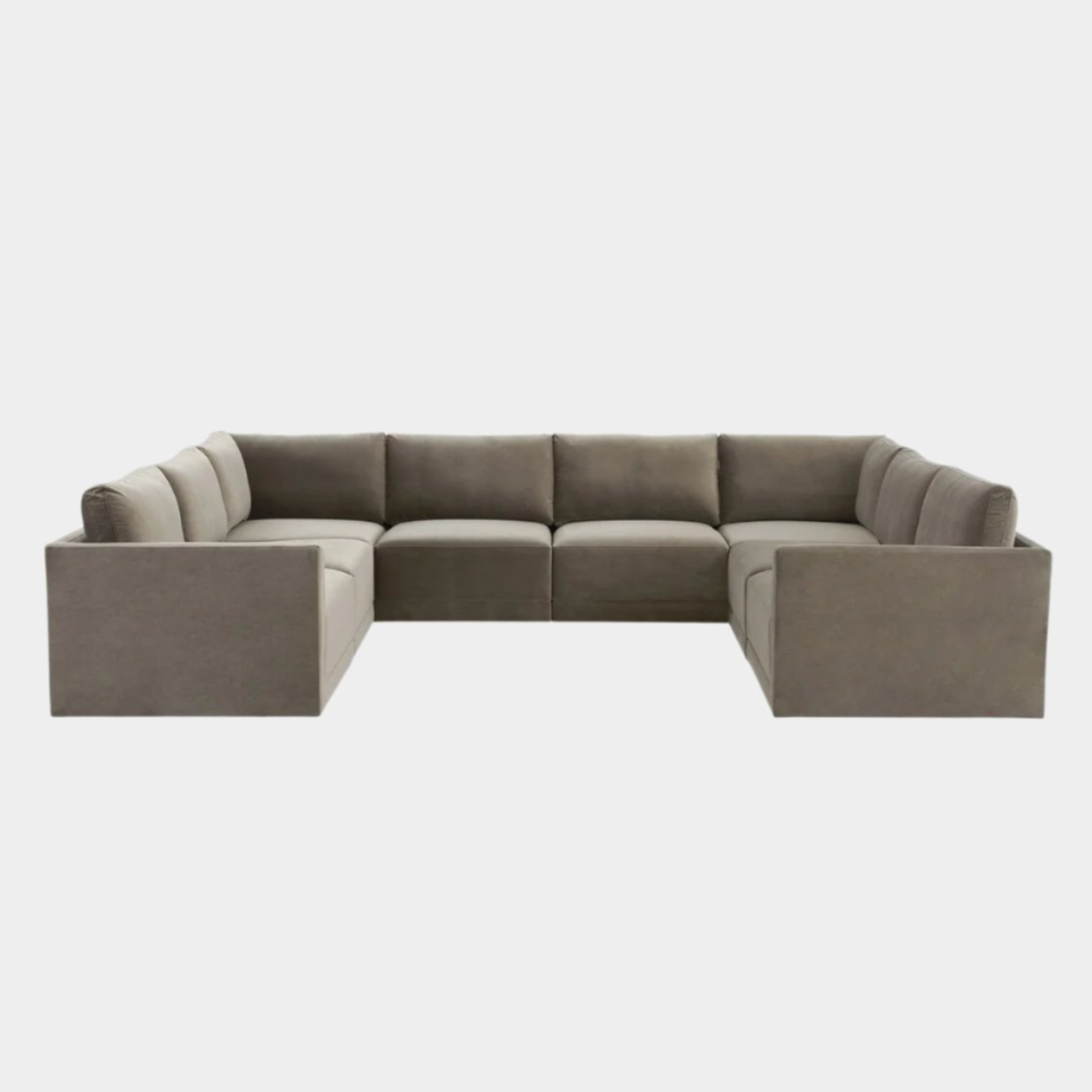 Willow Taupe Modular Large U Sectional