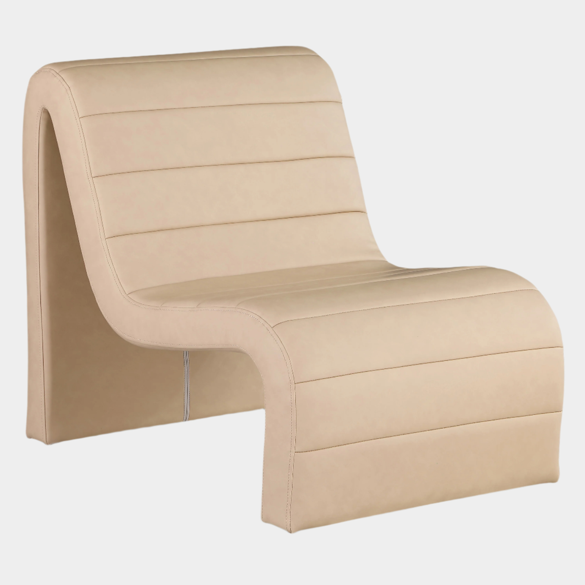 Ivy Vegan Leather Upholstered Accent Chair