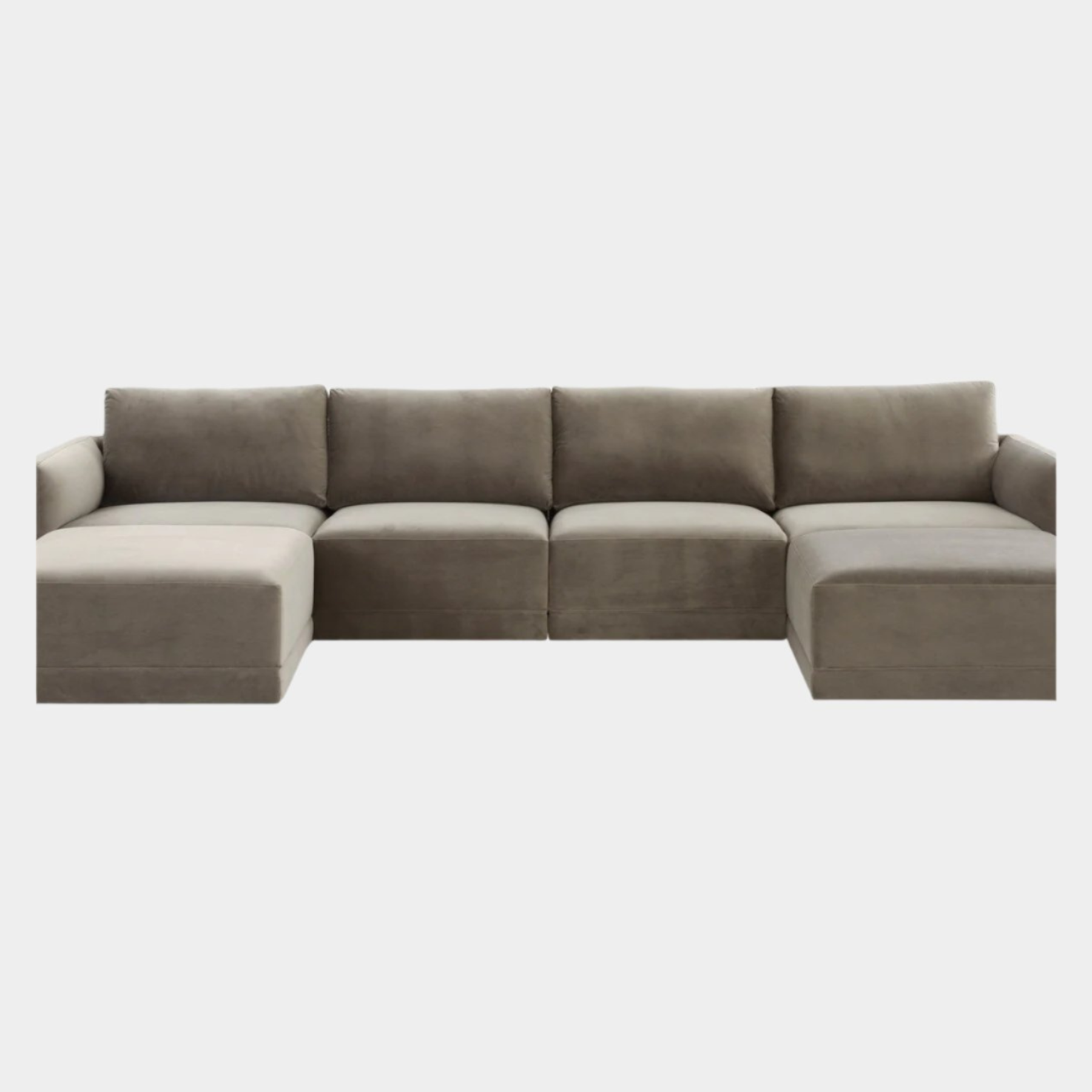 Willow Taupe Modular U Sectional