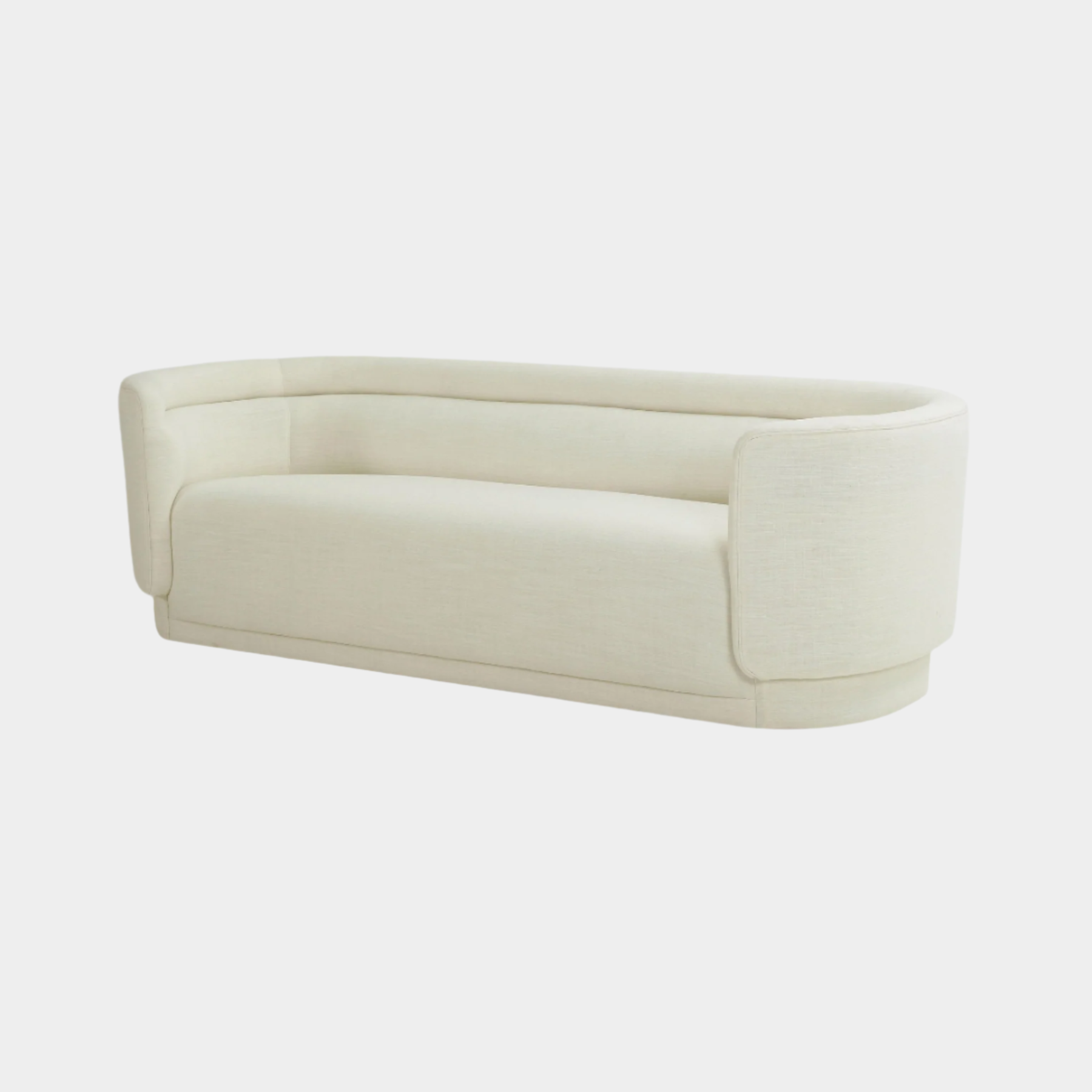 Macie Cream Linen Sofa