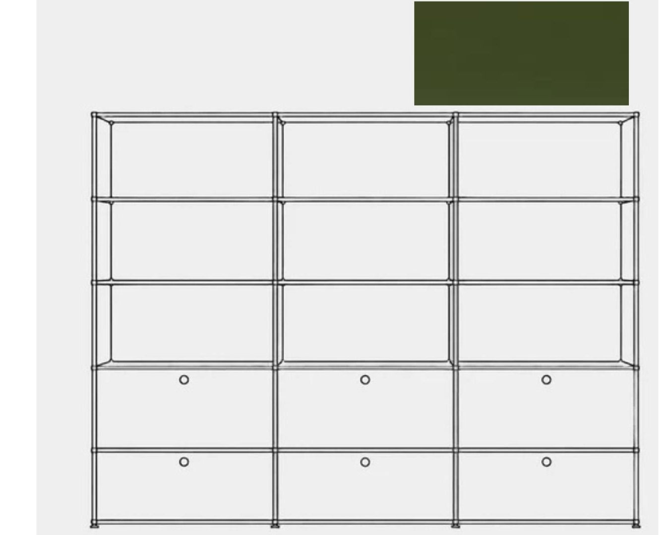 USM Haller R2 Storage Cabinet