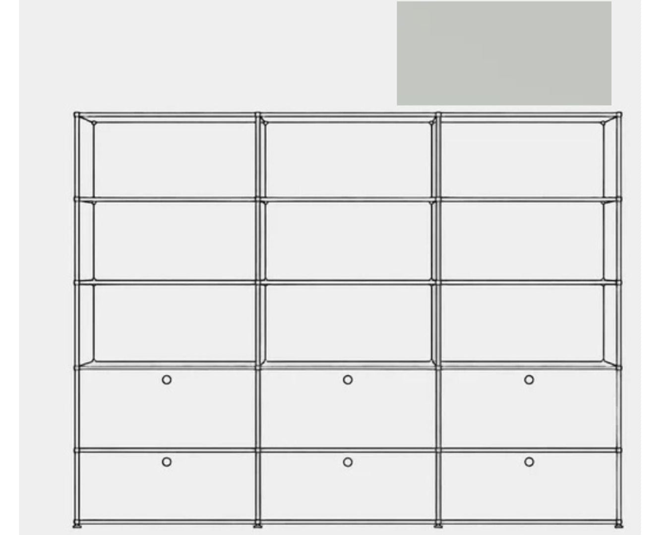 USM Haller R2 Storage Cabinet