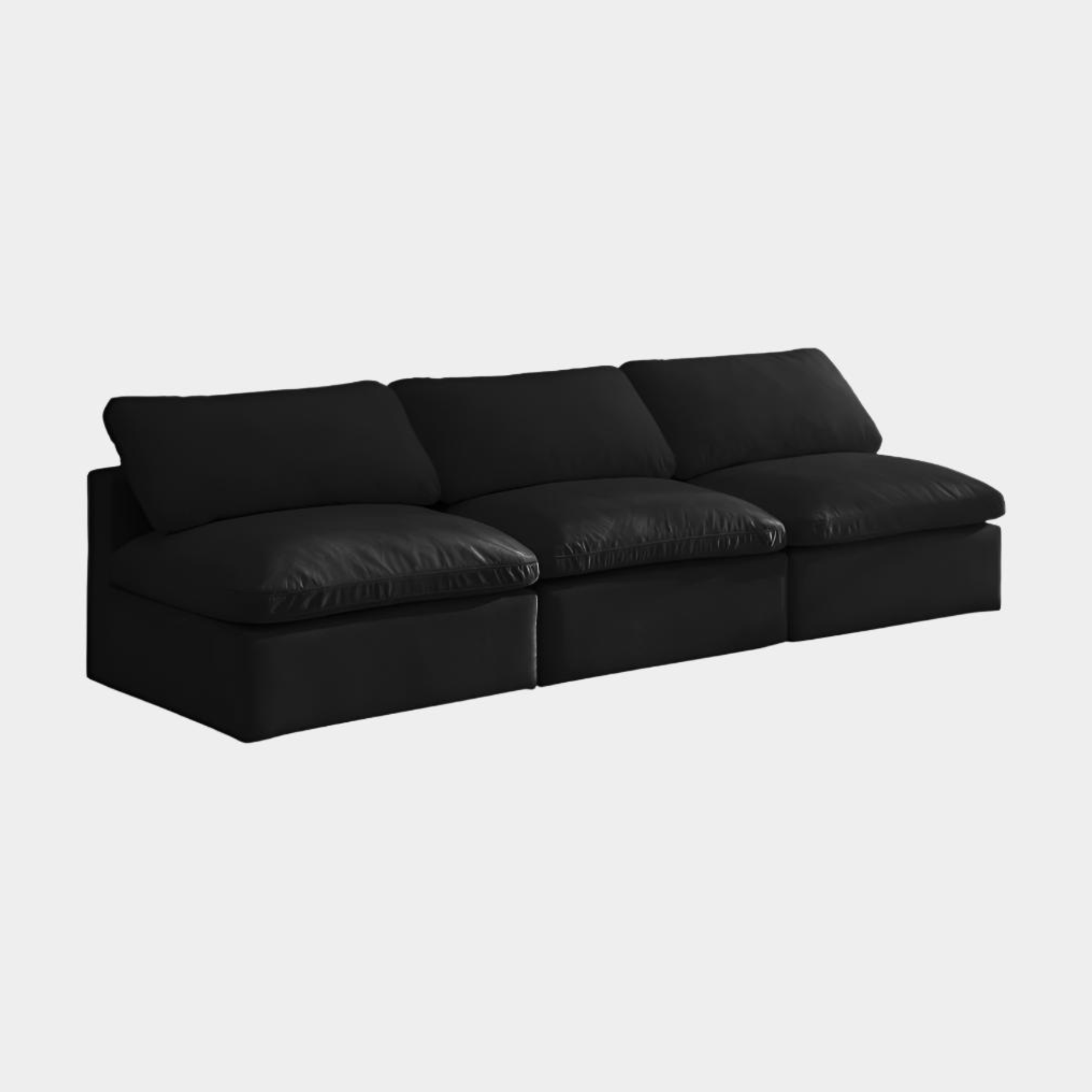 Plush Velvet Standard Comfort Modular Sofa