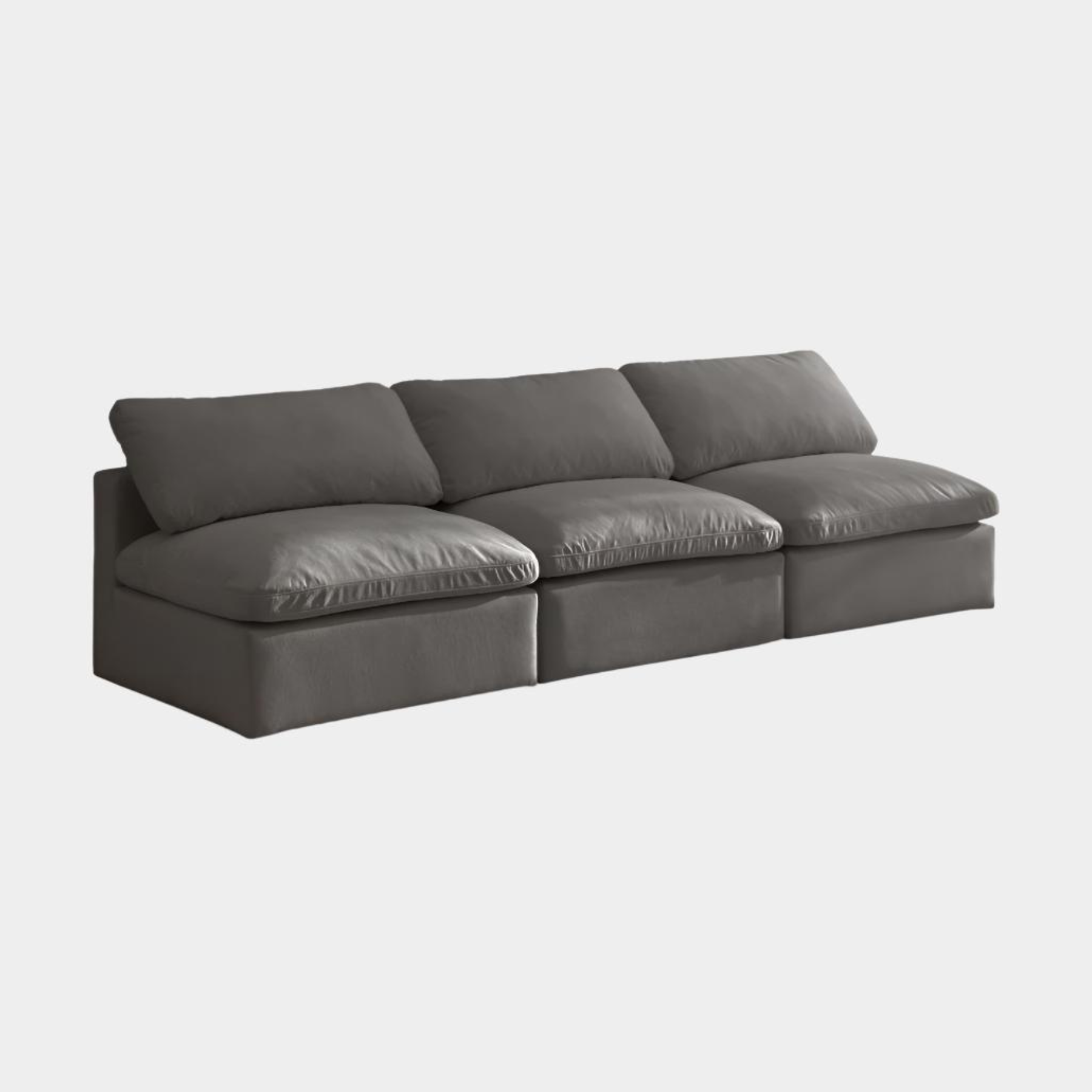 Plush Velvet Standard Comfort Modular Sofa