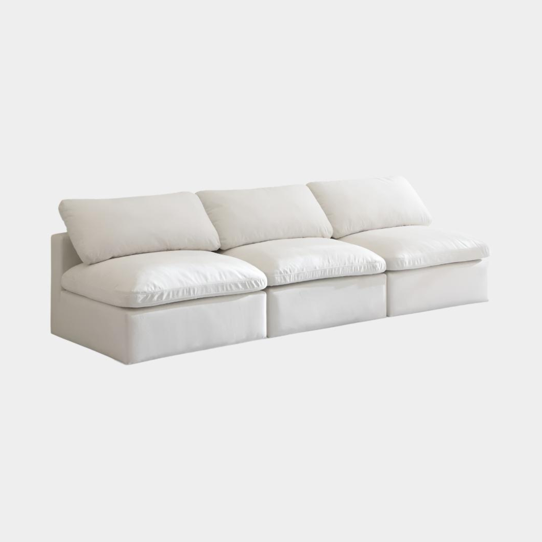 Plush Velvet Standard Comfort Modular Sofa