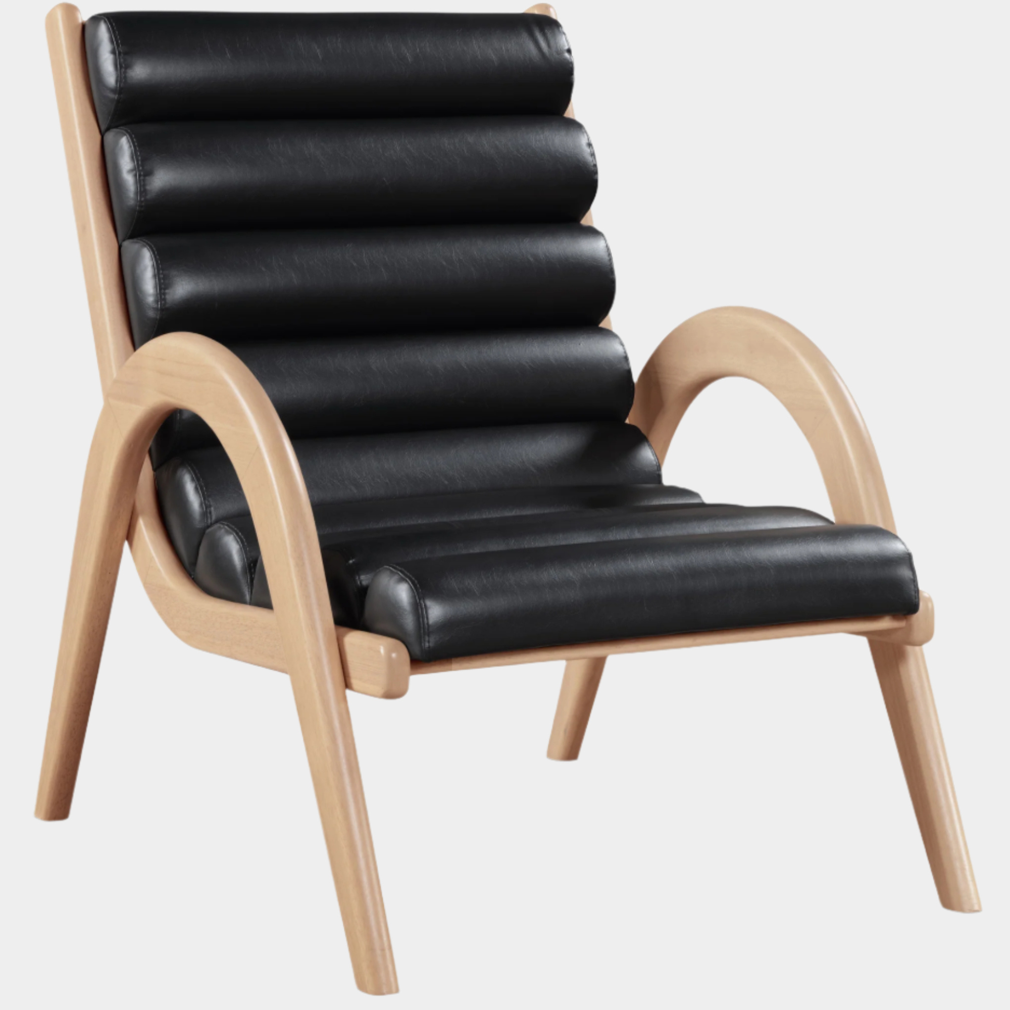 Fauteuil d'appoint rembourré en chenille Vivi 