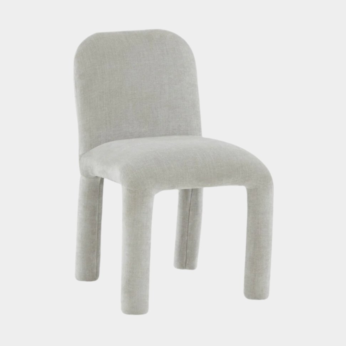 Georgia Light Grey Performance Chenille Dining Chair