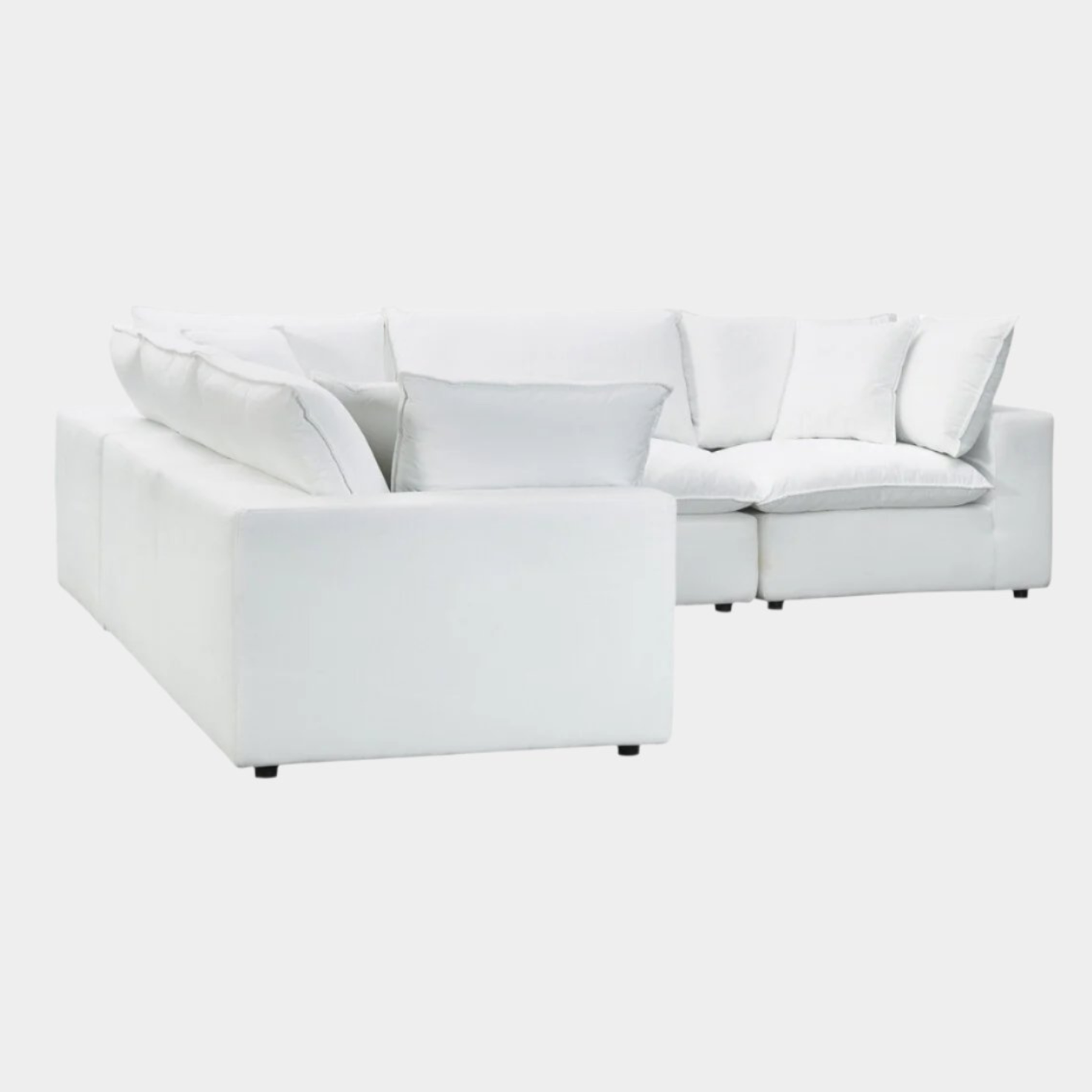 Cali Pearl Performance Fabric Modular L-Sectional