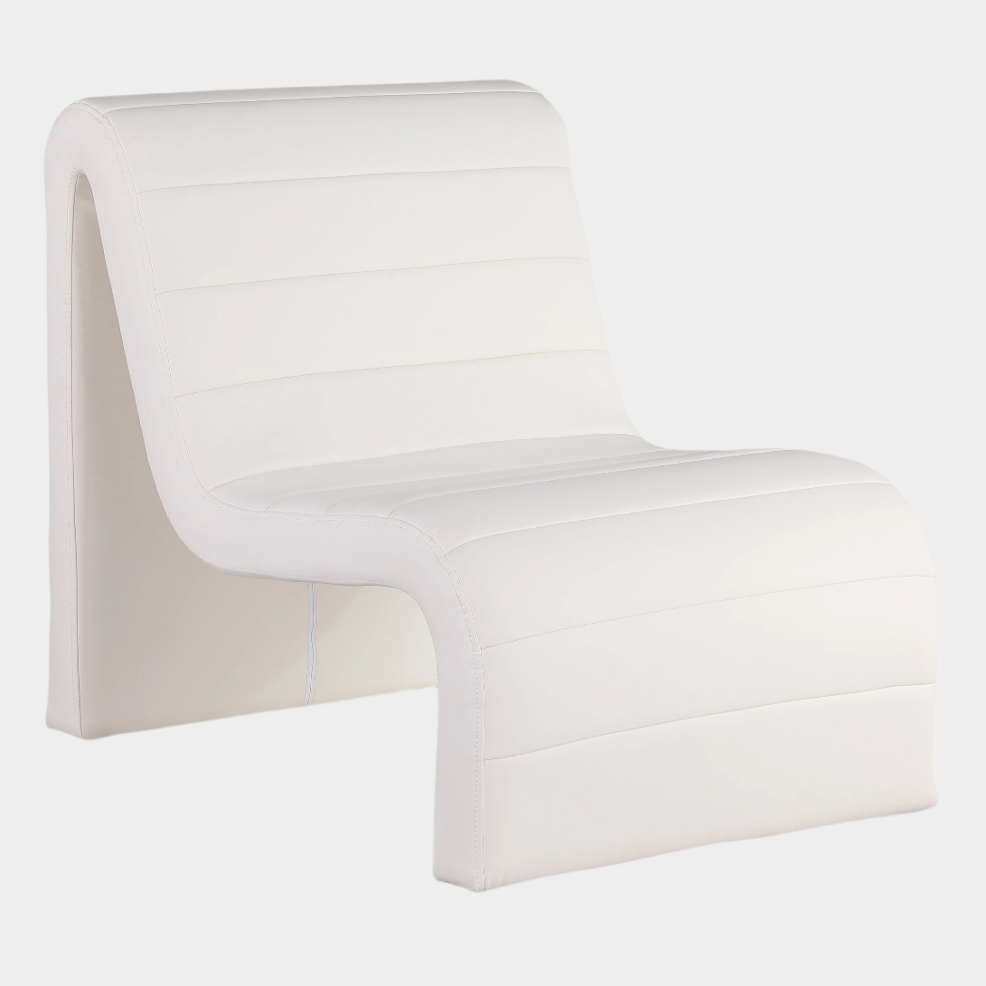 Ivy Vegan Leather Upholstered Accent Chair